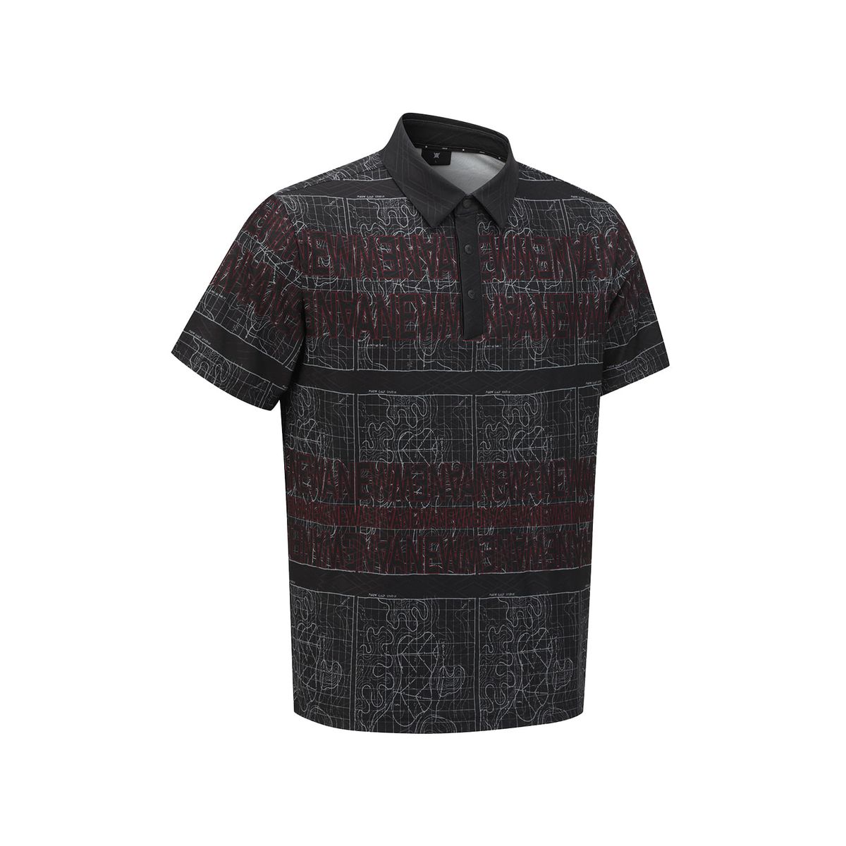 어뉴골프(ANEW GOLF) MEN LOGO GRAPHIC T-SHIRT_BK
