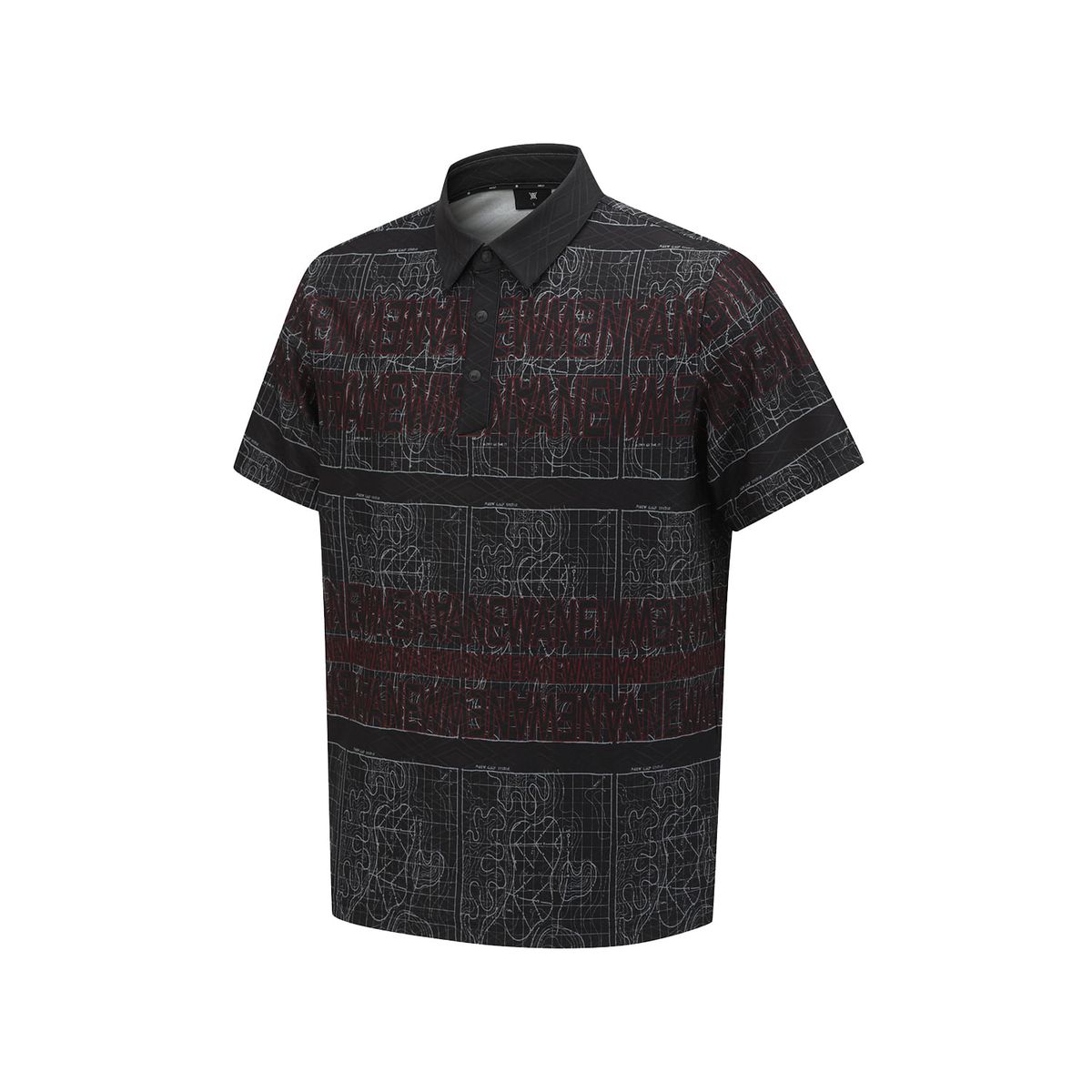 어뉴골프(ANEW GOLF) MEN LOGO GRAPHIC T-SHIRT_BK