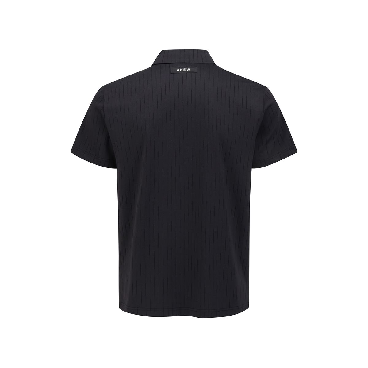 어뉴골프(ANEW GOLF) MEN SOLID HALF ZIP T-SHIRT_BK