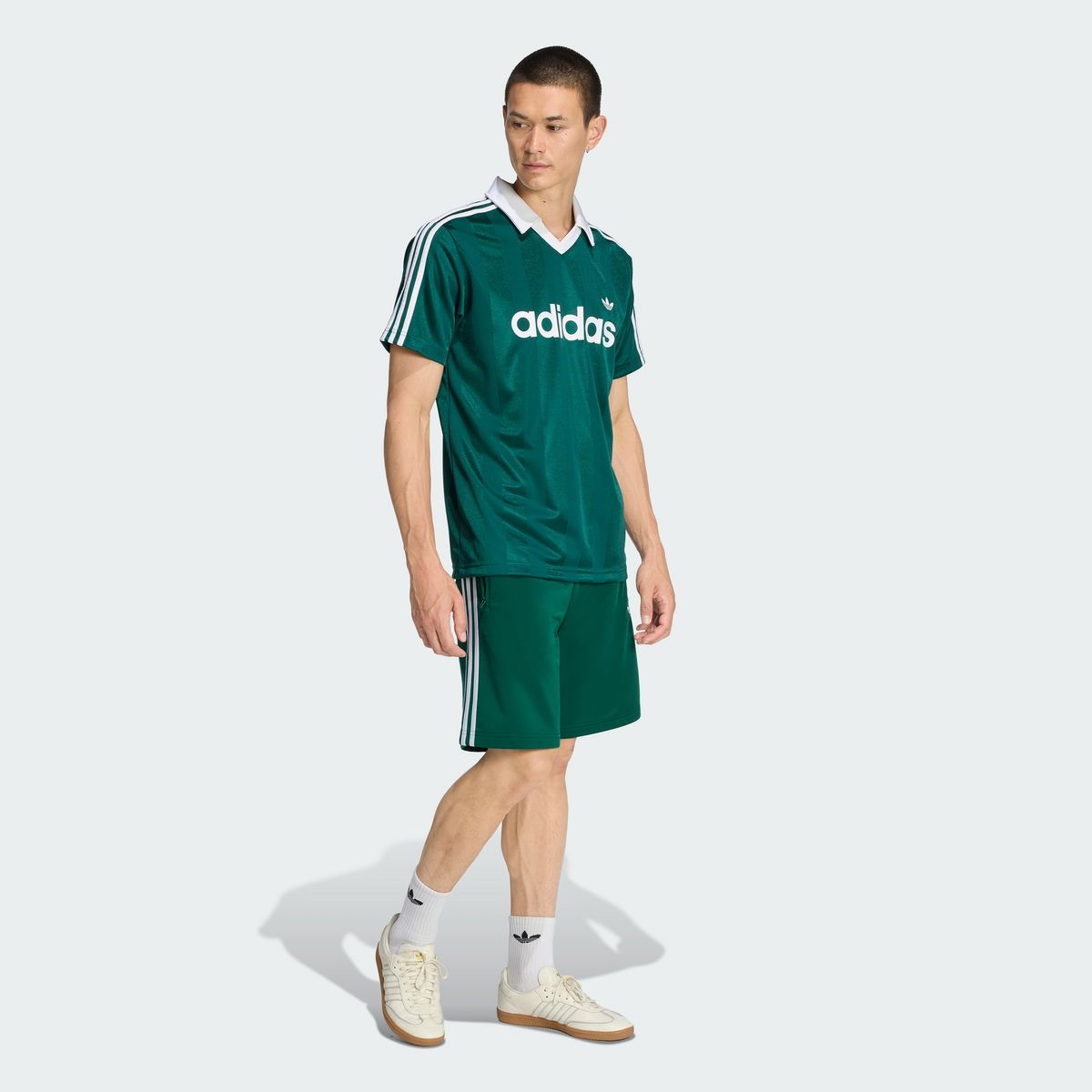 아디다스(ADIDAS) 파이어버드 숏 팬츠 - 그린 / KE1376