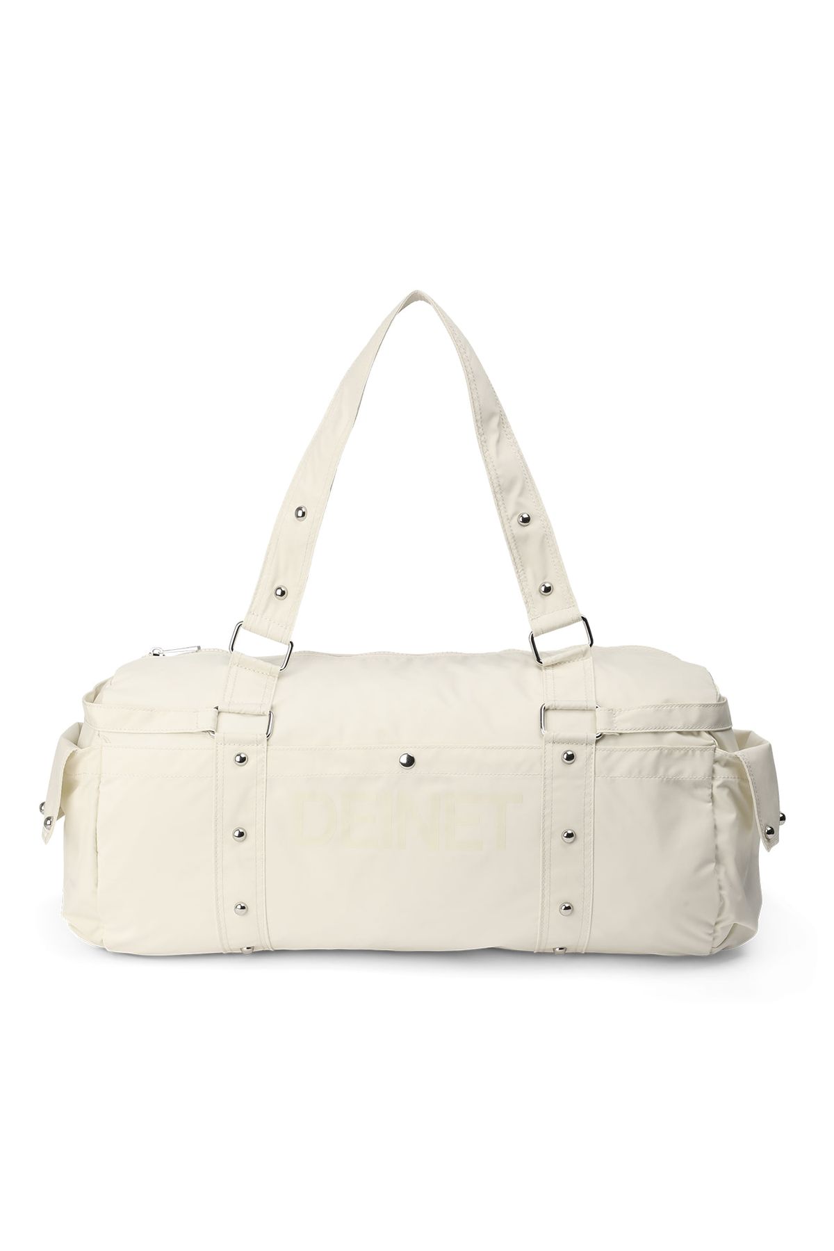다이닛(DEINET) LOGO DUFFLE BAG IN LIGHT YELLOW