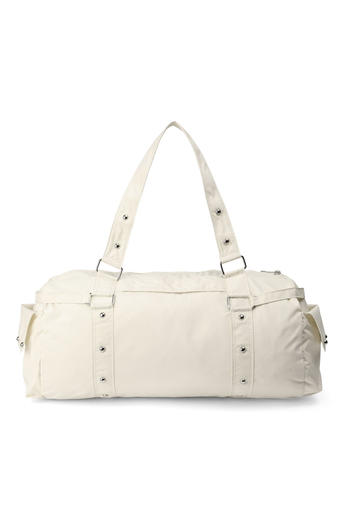 다이닛(DEINET) LOGO DUFFLE BAG IN LIGHT YELLOW