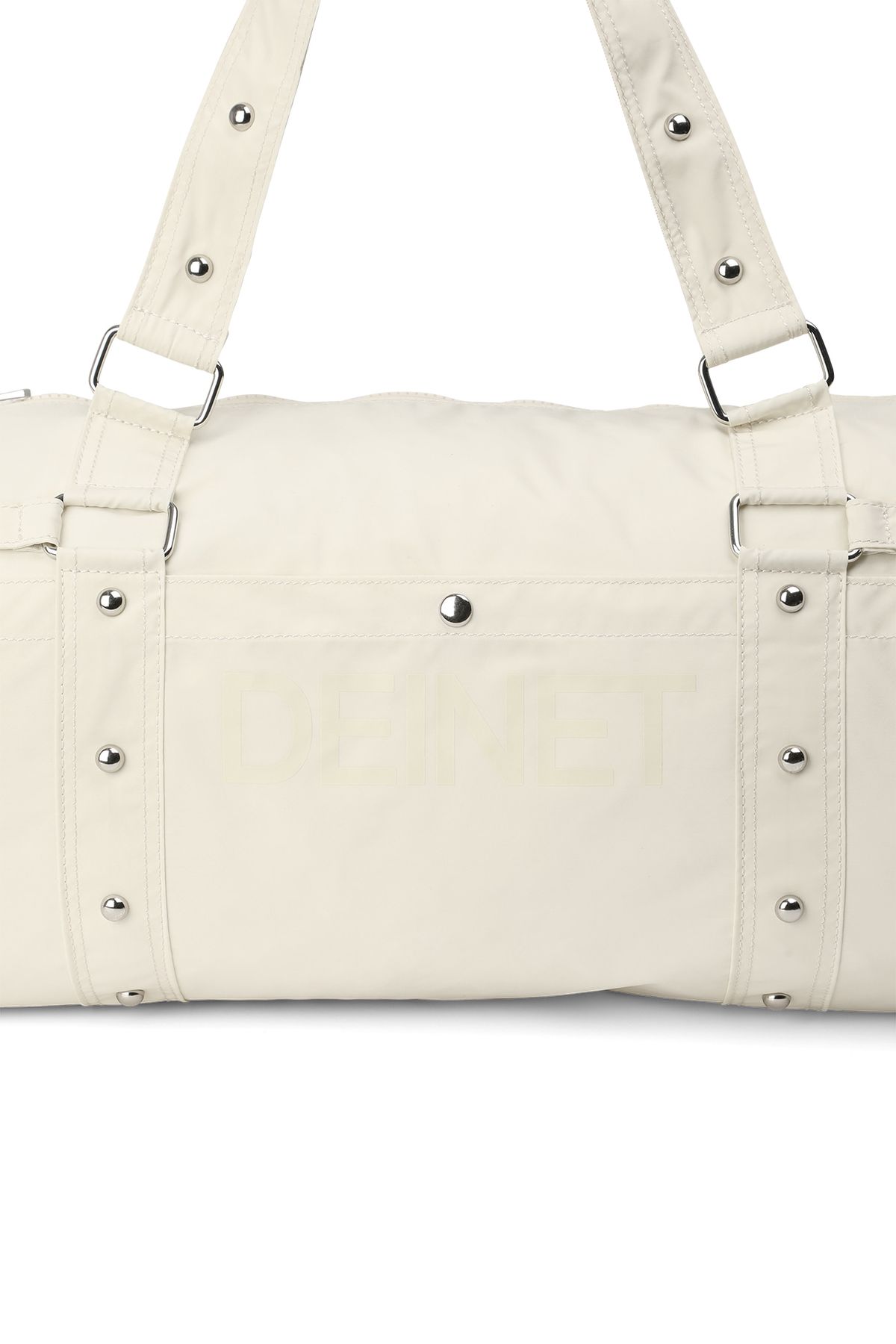 다이닛(DEINET) LOGO DUFFLE BAG IN LIGHT YELLOW