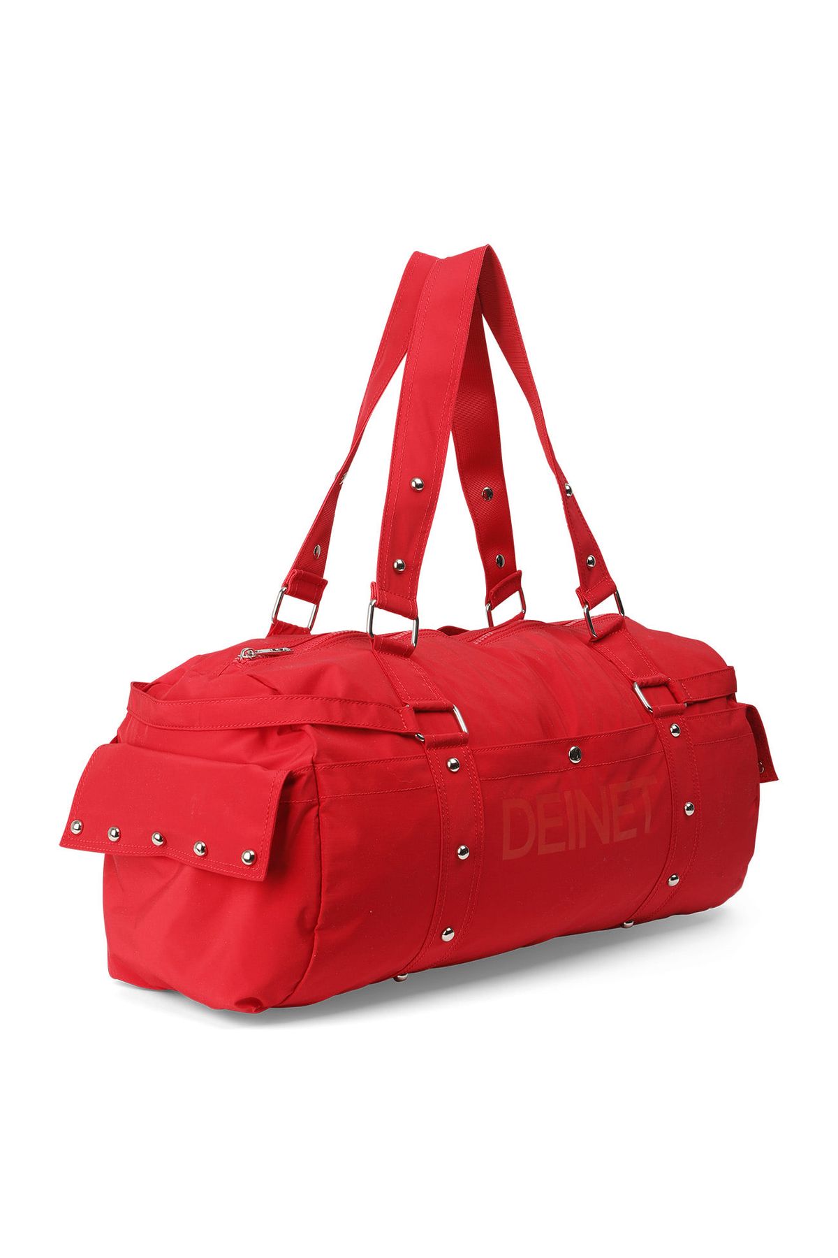 다이닛(DEINET) LOGO DUFFLE BAG IN RED
