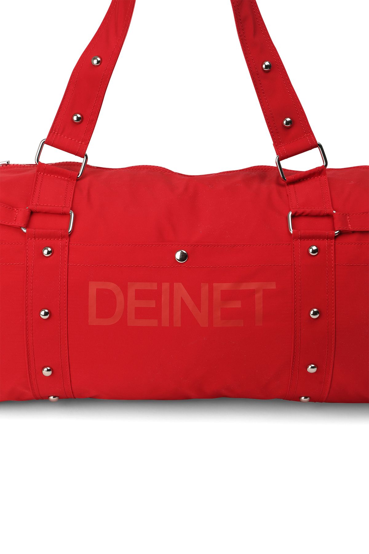 다이닛(DEINET) LOGO DUFFLE BAG IN RED