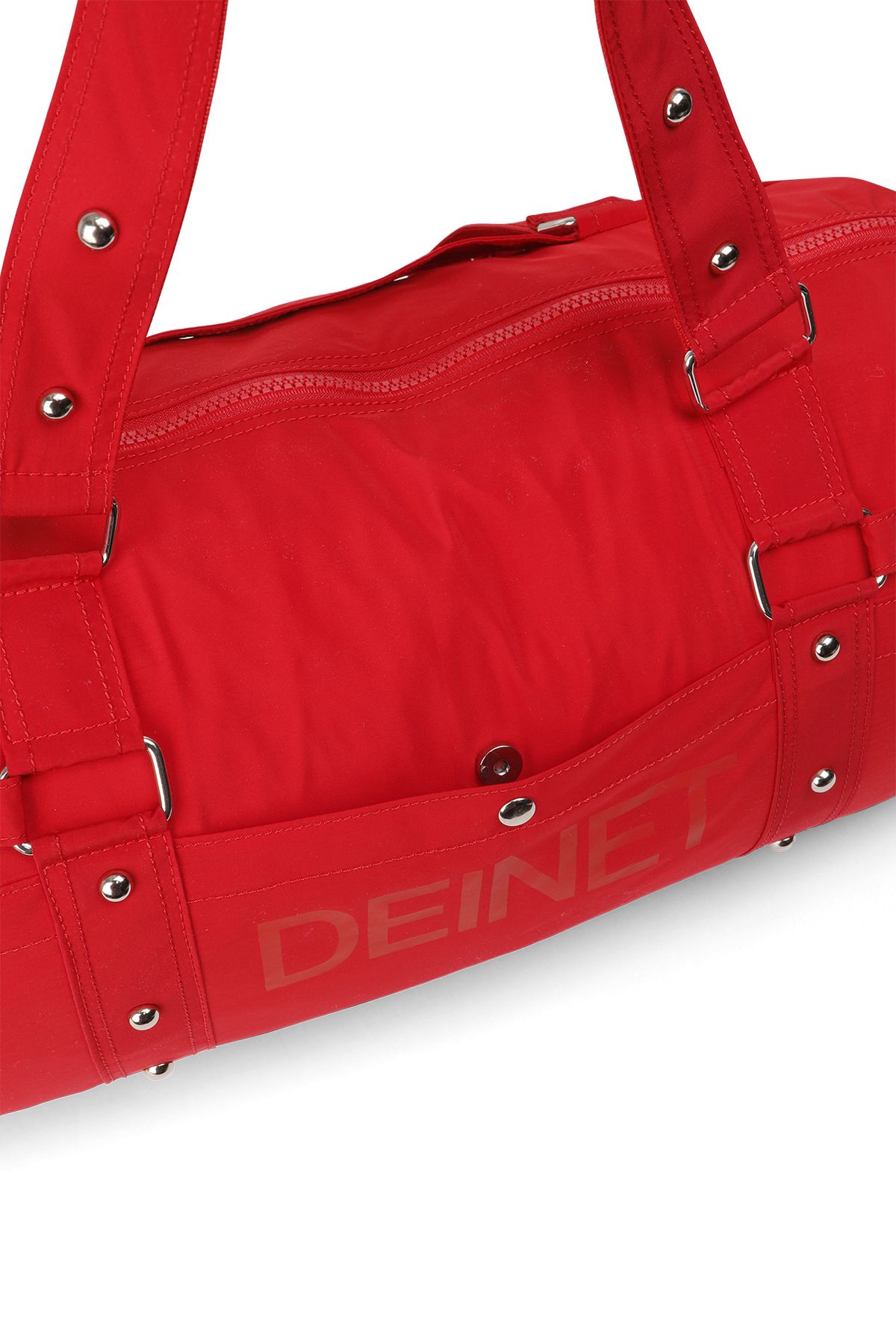다이닛(DEINET) LOGO DUFFLE BAG IN RED
