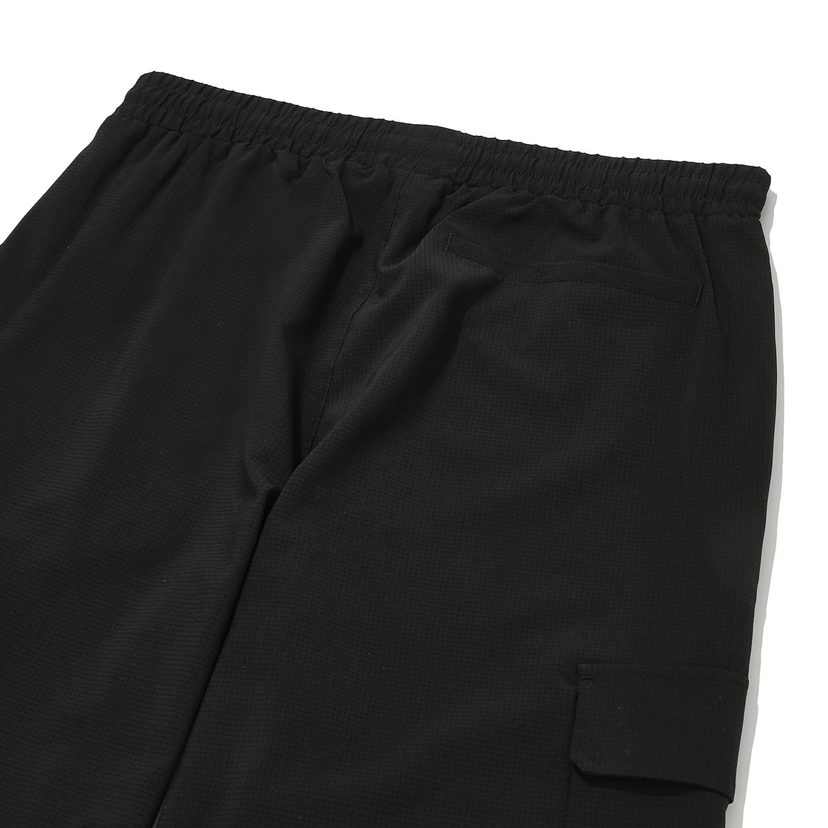 인터크루(INTERCREW) 로고 장식 4부 냉감 팬츠 블랙 ITA2PS01ABK