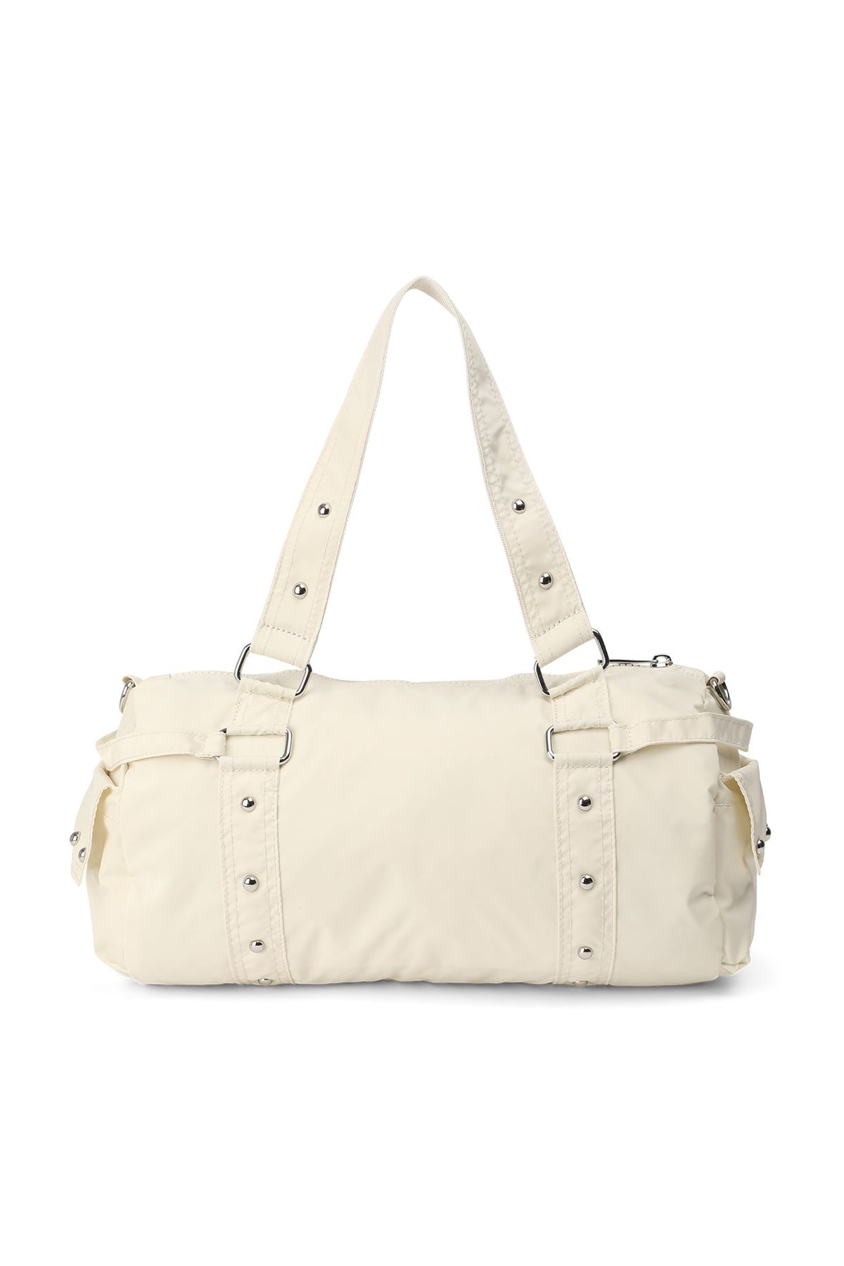 다이닛(DEINET) LOGO DUFFLE MINI BAG IN LIGHT YELLOW