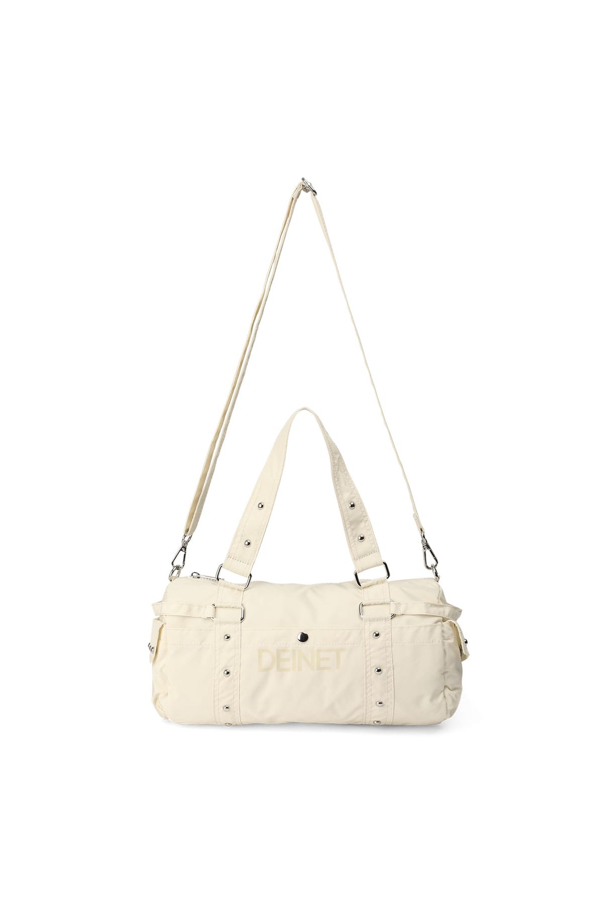 다이닛(DEINET) LOGO DUFFLE MINI BAG IN LIGHT YELLOW