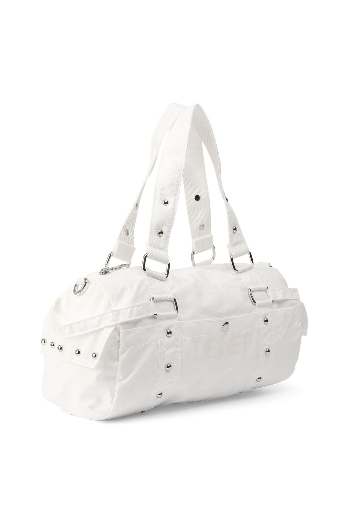 다이닛(DEINET) LOGO DUFFLE MINI BAG IN WHITE