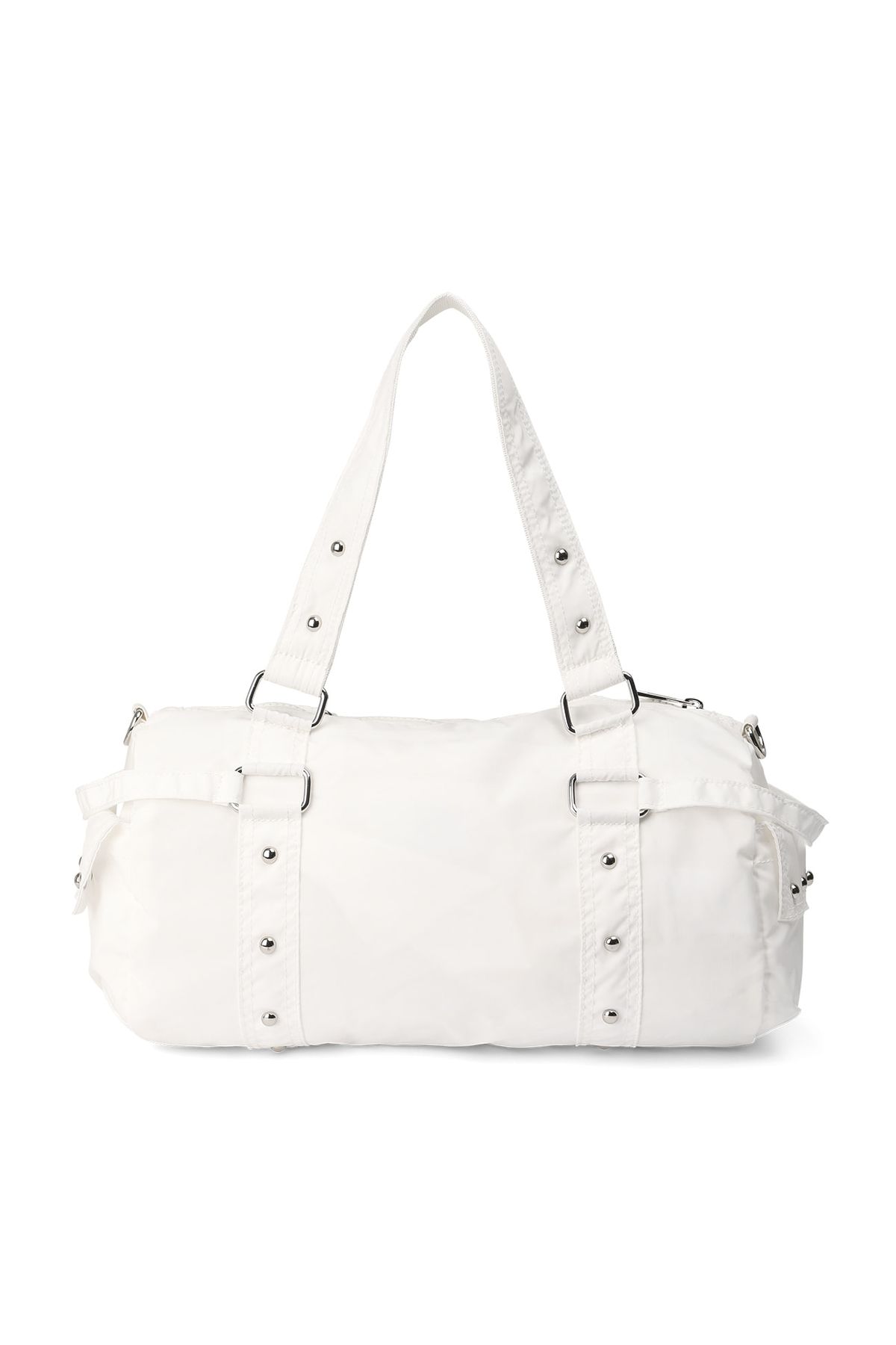 다이닛(DEINET) LOGO DUFFLE MINI BAG IN WHITE