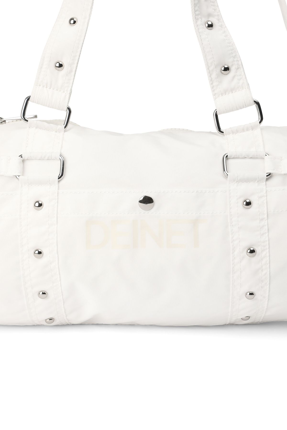 다이닛(DEINET) LOGO DUFFLE MINI BAG IN WHITE