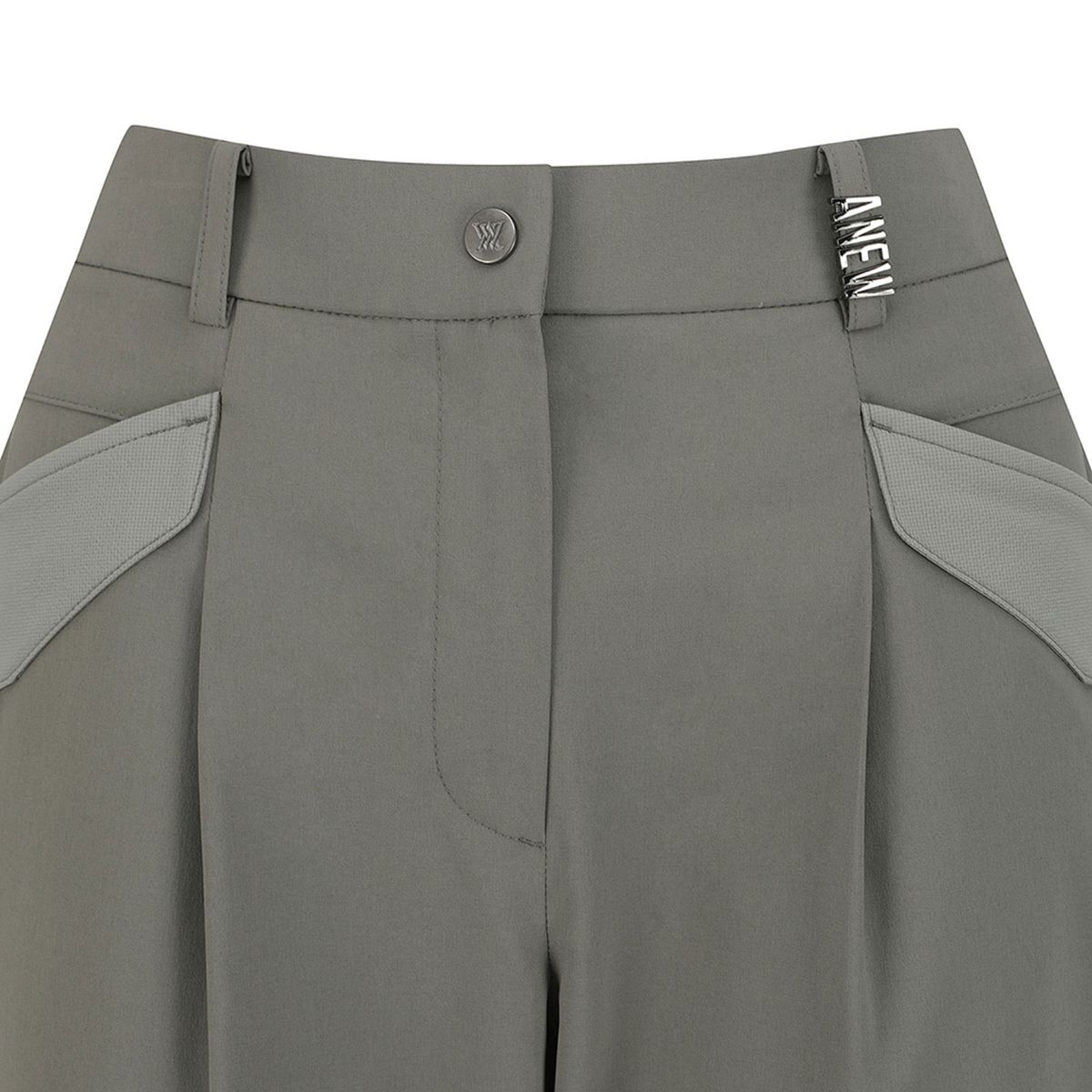 어뉴골프(ANEW GOLF) WOMEN TAPERED ZIP POINT PANTS_KH