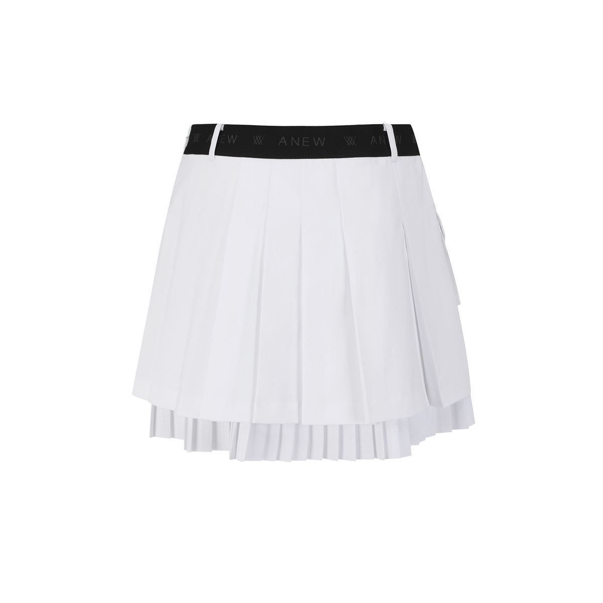 어뉴골프(ANEW GOLF) WOMEN LAYERED PLEATS SKIRT_WH