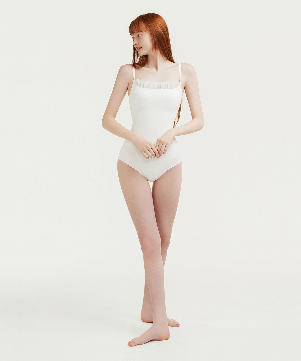 아그넬(AGNEL) 엘 모노키니_화이트