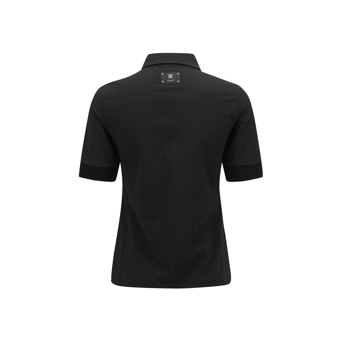 어뉴골프(ANEW GOLF) WOMEN PATCH POCKET T-SHIRT_BK