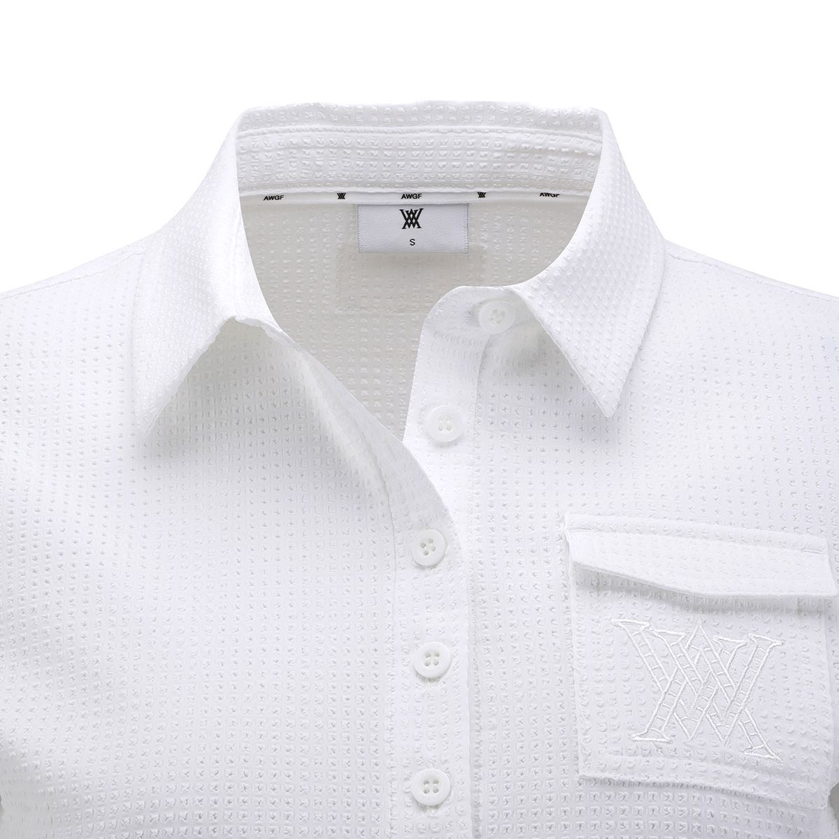 어뉴골프(ANEW GOLF) WOMEN PATCH POCKET T-SHIRT_WH