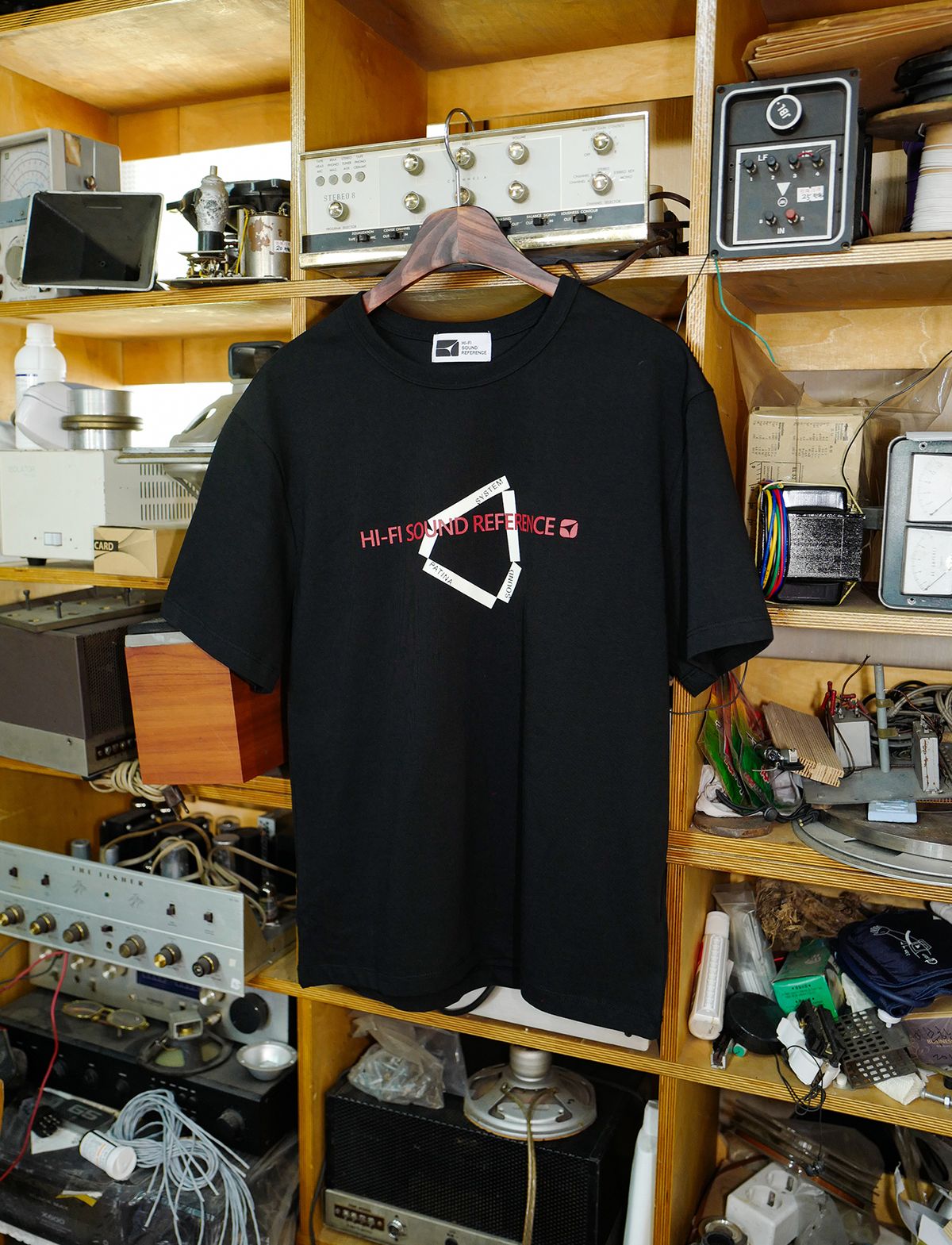 하이파이 사운드 레퍼런스(HIFI SOUND REFERENCE) [Patina] Patina Sound System T-Shirts, Black