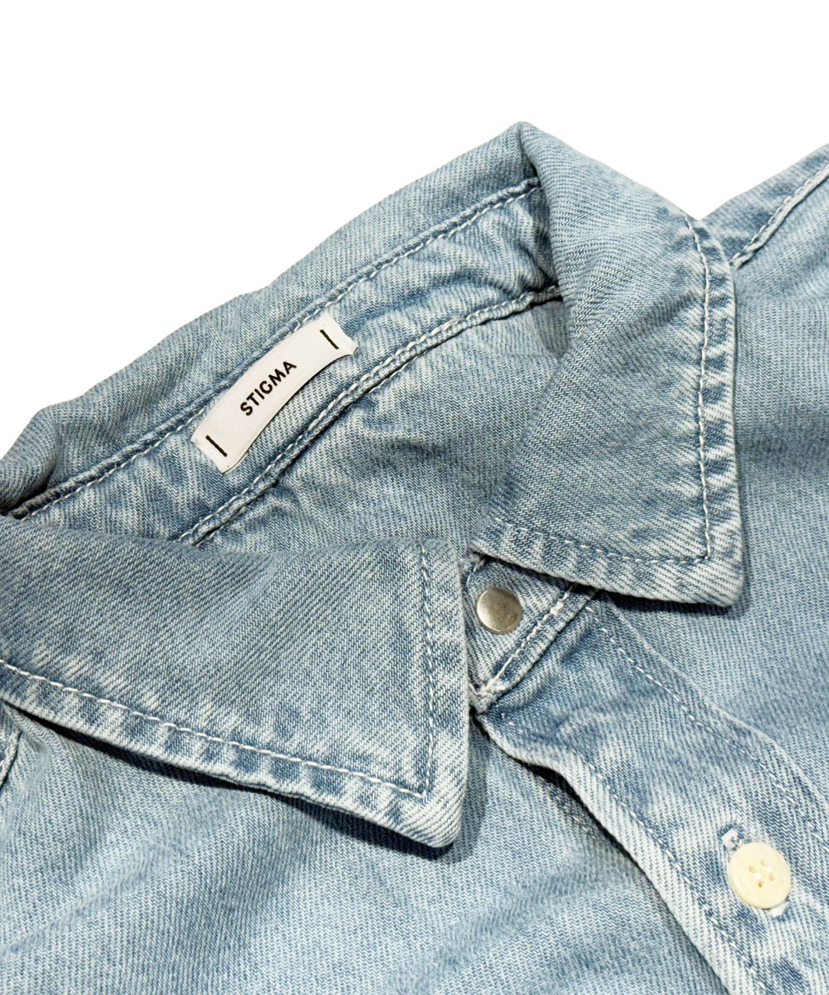 스티그마(STIGMA) DENIM SHIRTS JACKET BLUE