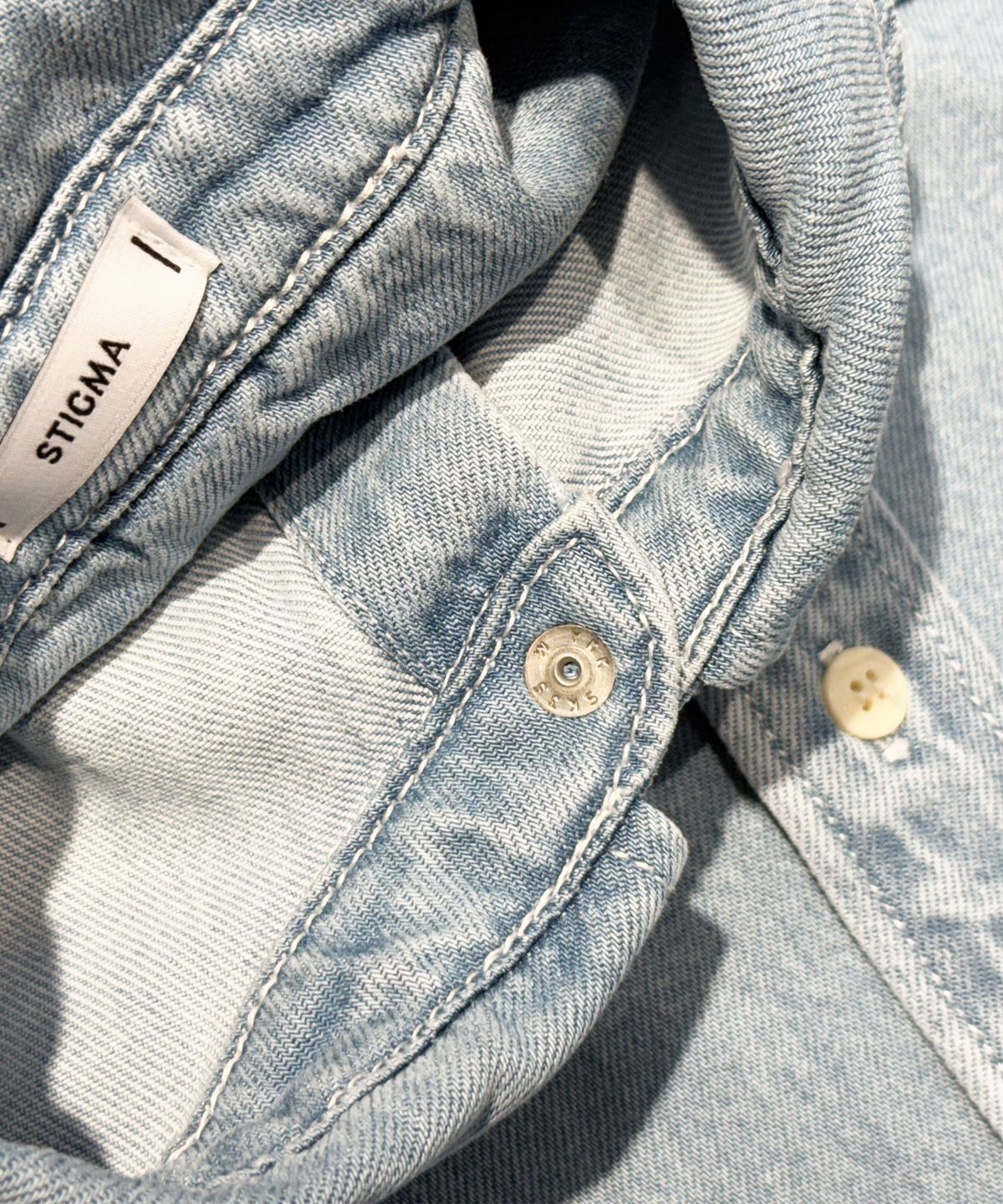 스티그마(STIGMA) DENIM SHIRTS JACKET BLUE
