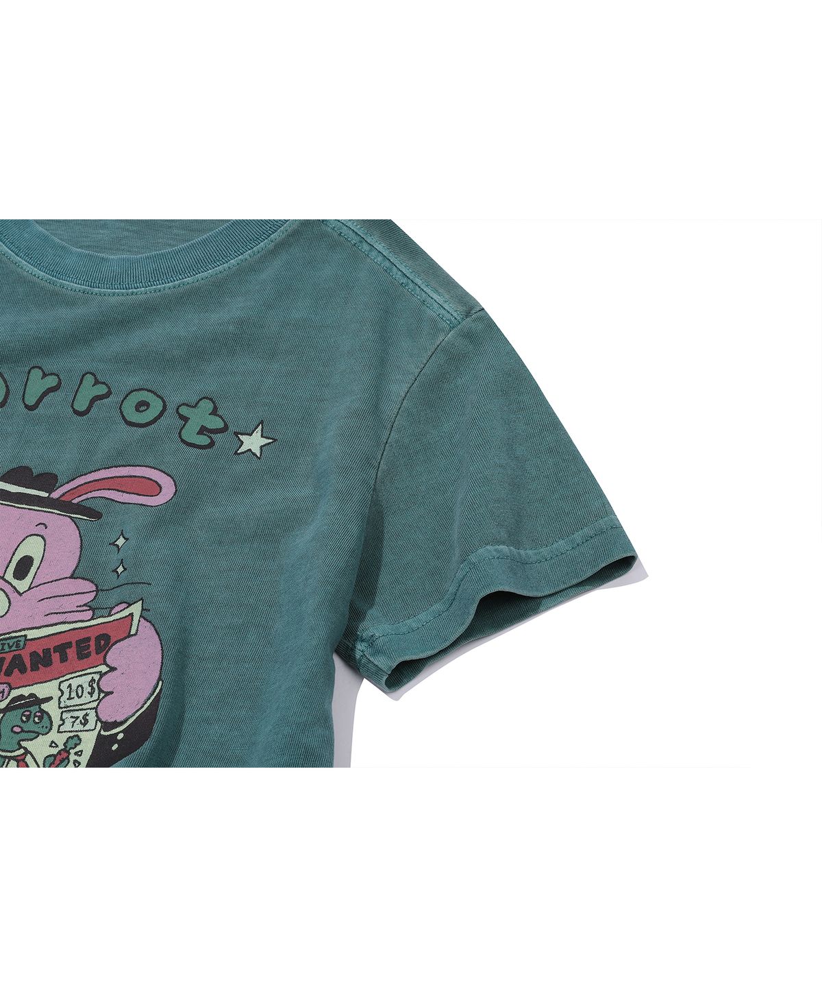 꼼파뇨 키즈(CPGN KIDS) KIDS 캐럿 홉피 피그먼트 반팔티 바질그린