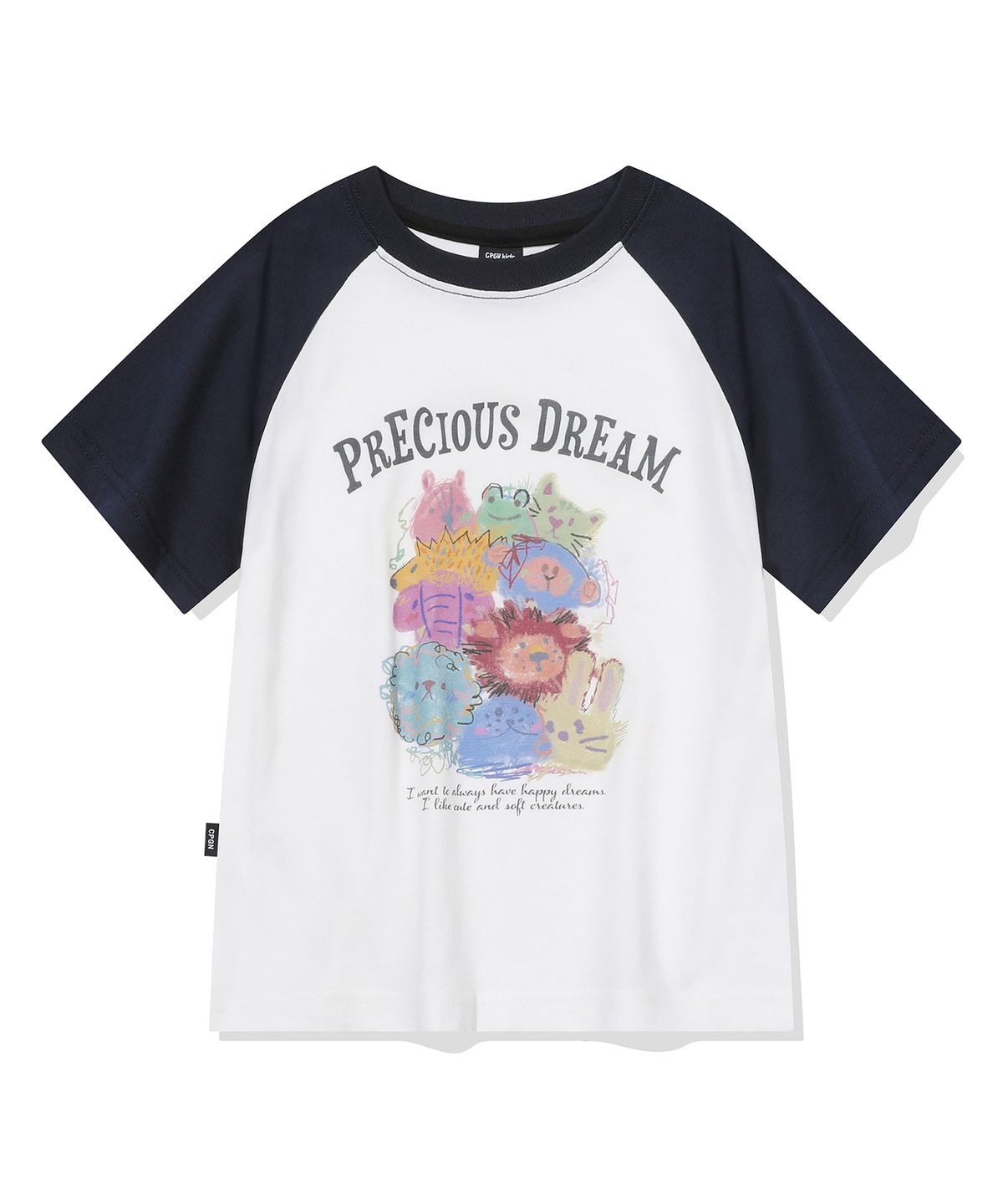 꼼파뇨 키즈(CPGN KIDS) KIDS 프레셔스 레글런 반팔티 네이비