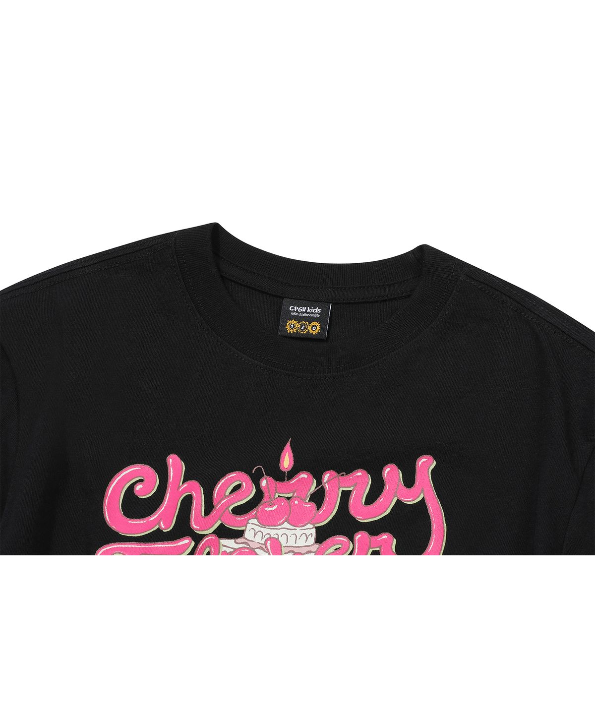 꼼파뇨 키즈(CPGN KIDS) KIDS 테디스 케이크 반팔티 블랙