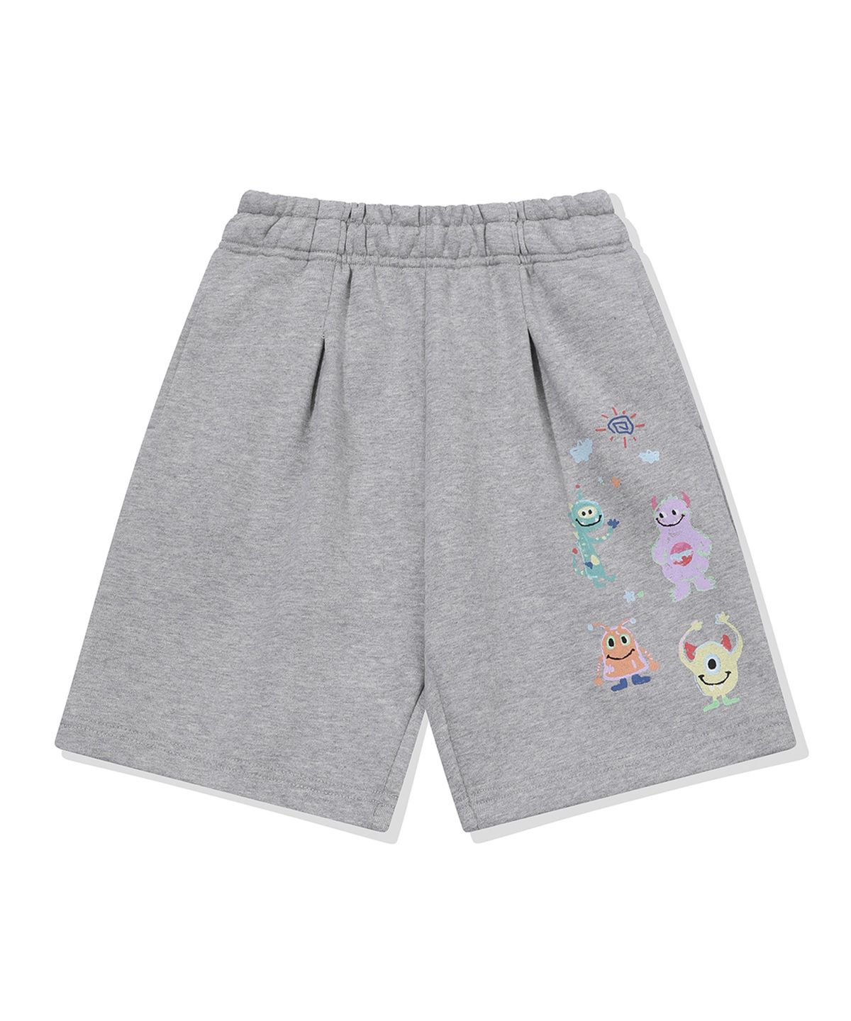 꼼파뇨 키즈(CPGN KIDS) KIDS 와이드 해피 데이 스웨트쇼츠 그레이
