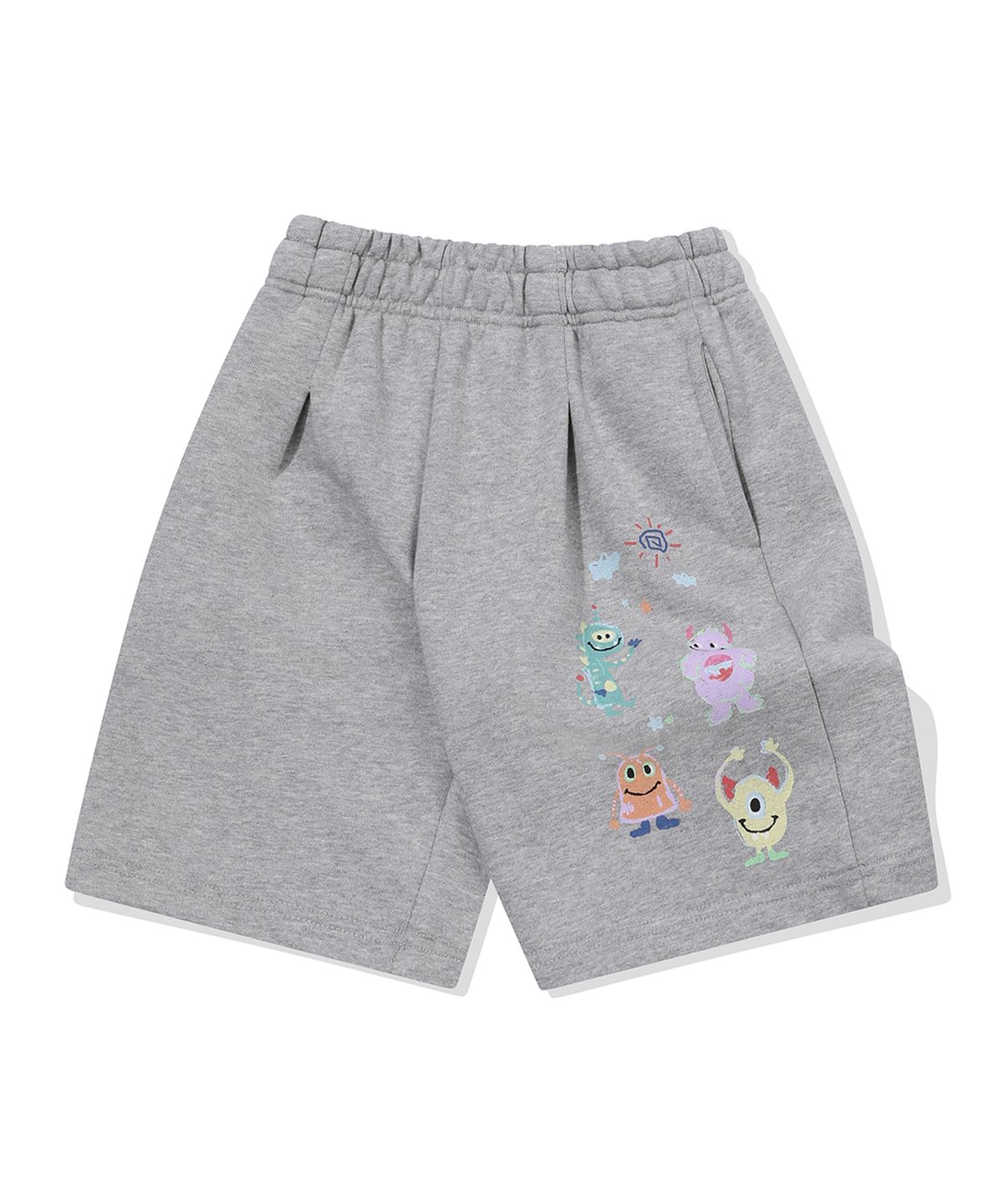 꼼파뇨 키즈(CPGN KIDS) KIDS 와이드 해피 데이 스웨트쇼츠 그레이