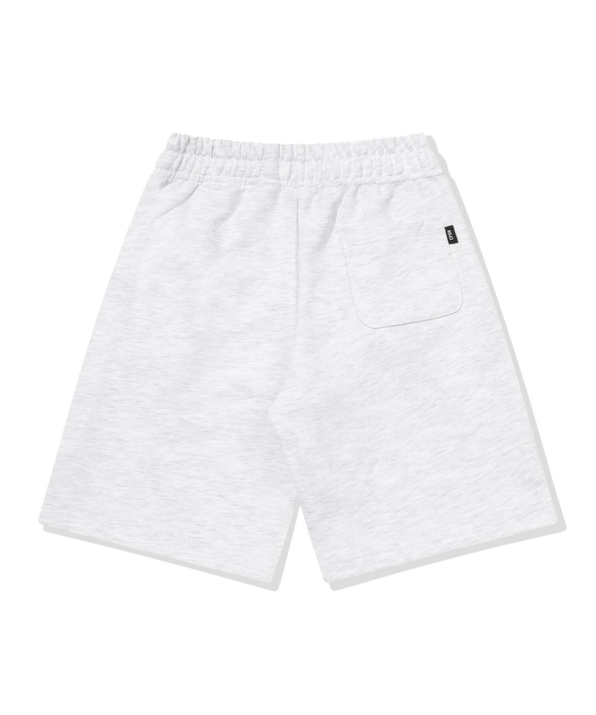 꼼파뇨 키즈(CPGN KIDS) KIDS 와이드 해피 데이 스웨트쇼츠 멜란지화이트