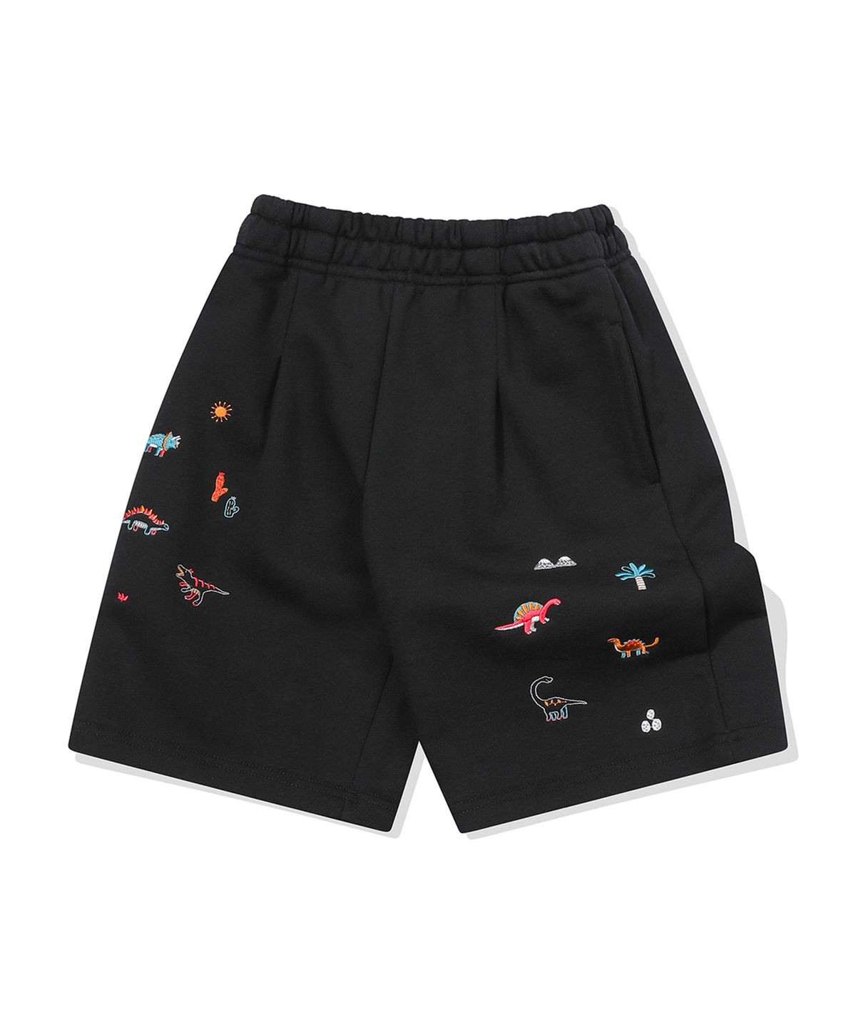 꼼파뇨 키즈(CPGN KIDS) KIDS 와이드 다이노 스웨트쇼츠 블랙