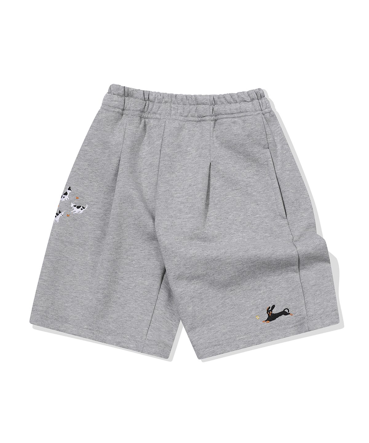 꼼파뇨 키즈(CPGN KIDS) KIDS 와이드 애니멀 스웨트쇼츠 그레이