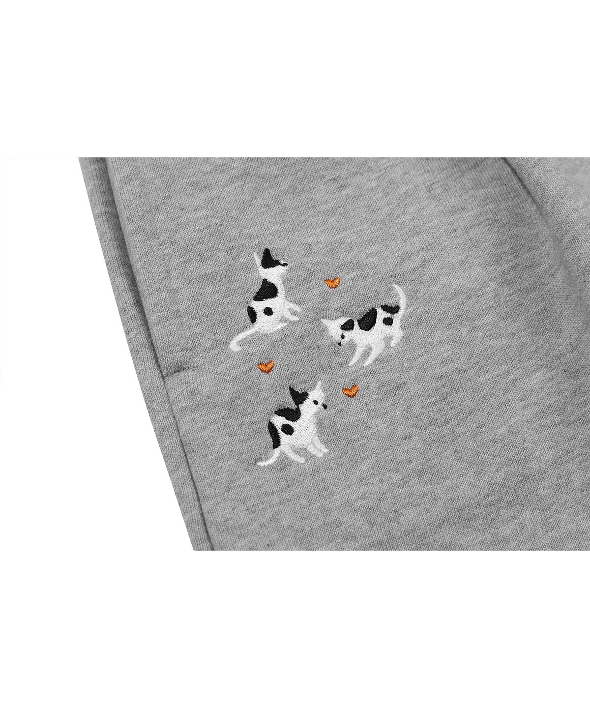 꼼파뇨 키즈(CPGN KIDS) KIDS 와이드 애니멀 스웨트쇼츠 그레이