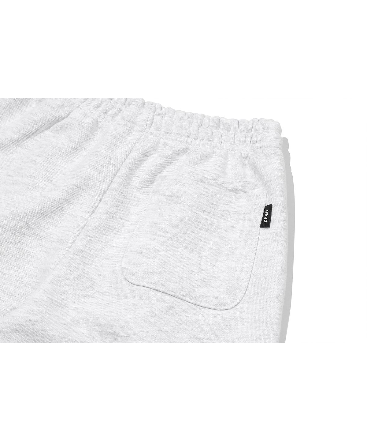 꼼파뇨 키즈(CPGN KIDS) KIDS 와이드 애니멀 스웨트쇼츠 멜란지화이트