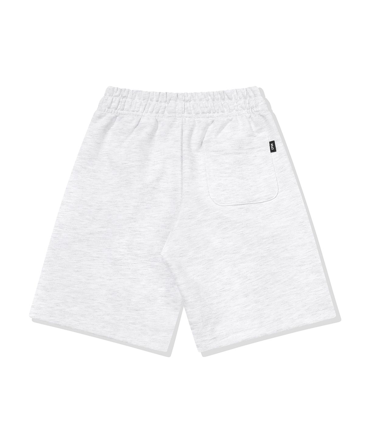 꼼파뇨 키즈(CPGN KIDS) KIDS 와이드 애니멀 스웨트쇼츠 멜란지화이트