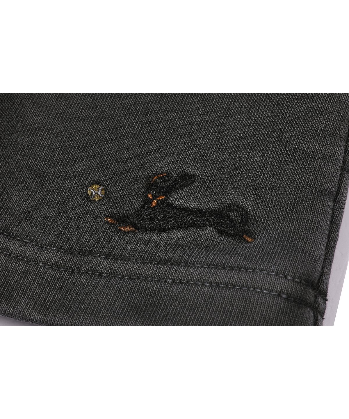 꼼파뇨 키즈(CPGN KIDS) KIDS 와이드 애니멀 피그먼트 스웨트쇼츠 스모크블랙