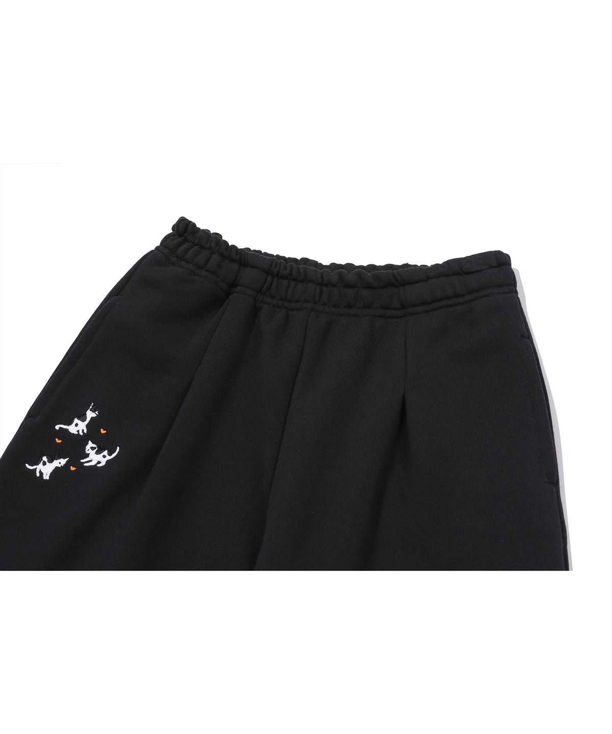 꼼파뇨 키즈(CPGN KIDS) KIDS 와이드 애니멀 스웨트쇼츠 블랙