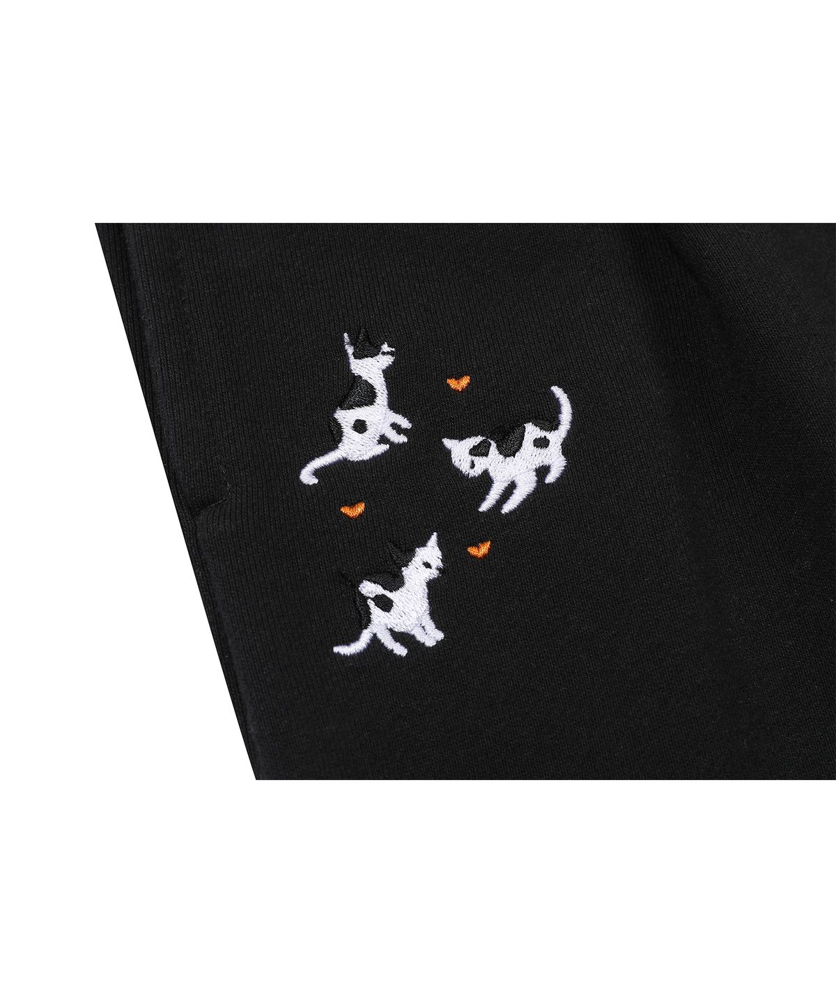 꼼파뇨 키즈(CPGN KIDS) KIDS 와이드 애니멀 스웨트쇼츠 블랙
