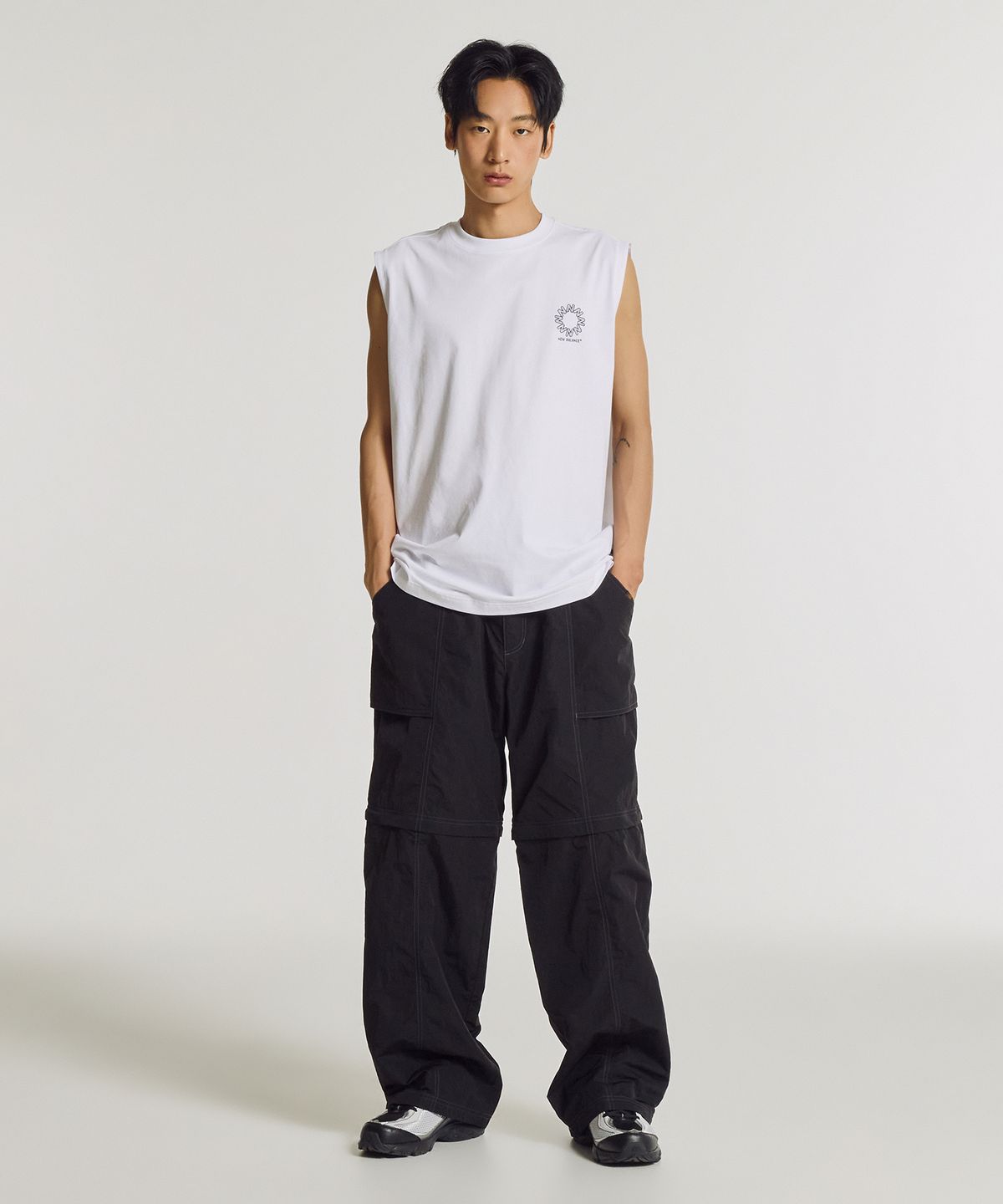 뉴발란스(NEW BALANCE) NBNTG31623 / UNI 써니 레이니 디테쳐블 팬츠 (BLACK)