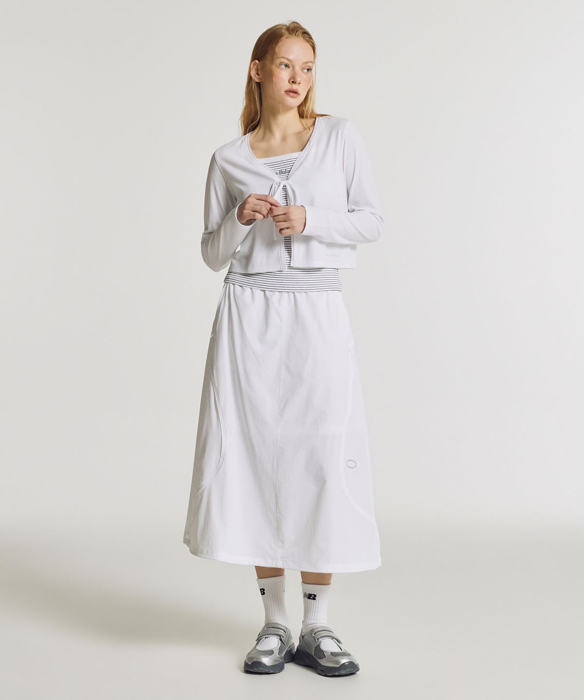 뉴발란스(NEW BALANCE) NBNGG3W612 / WOMEN 에센셜 골지 나시티 (MULTI)