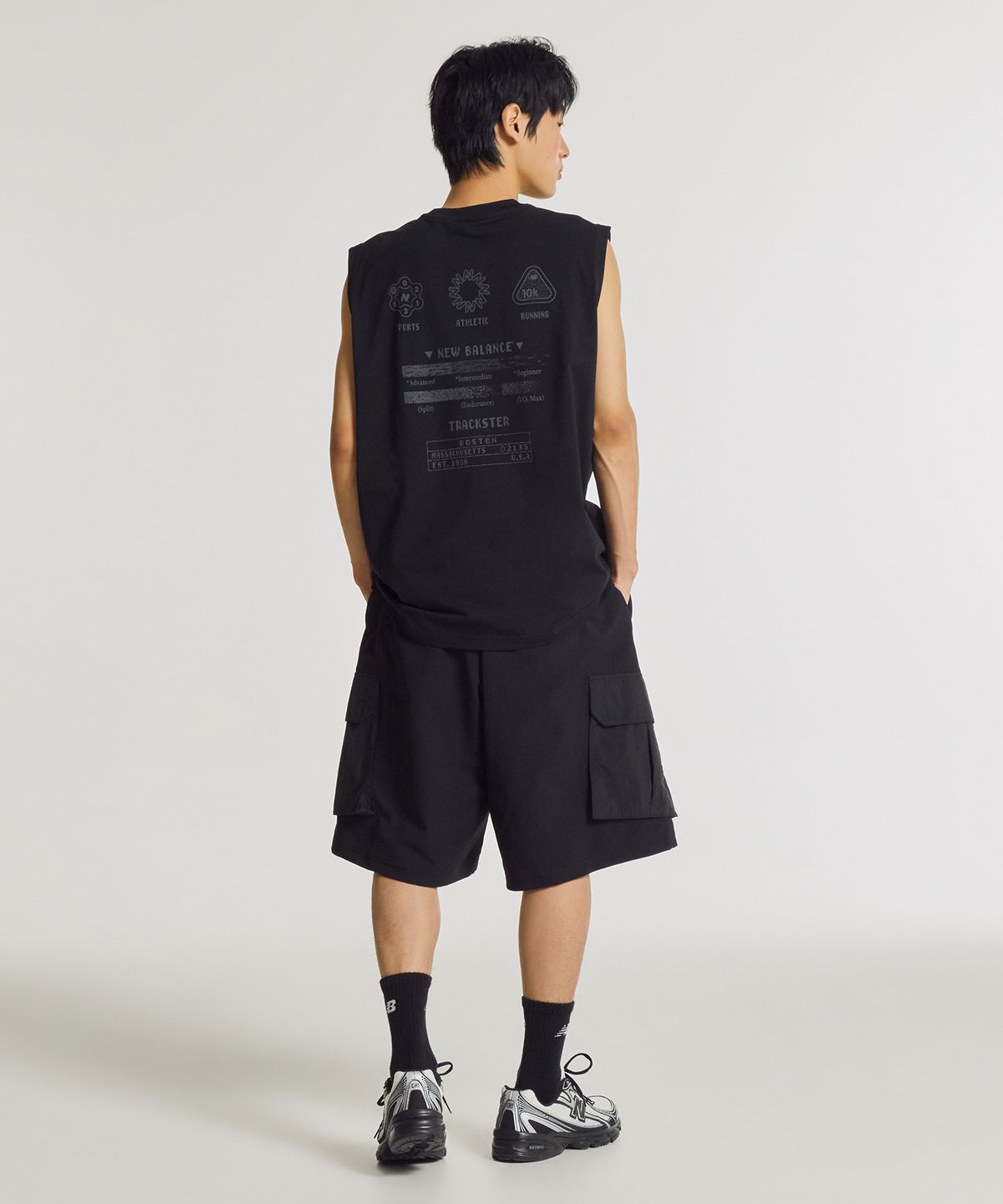 뉴발란스(NEW BALANCE) NBNGG31703 / UNI 트랙스터 나시티 (BLACK)