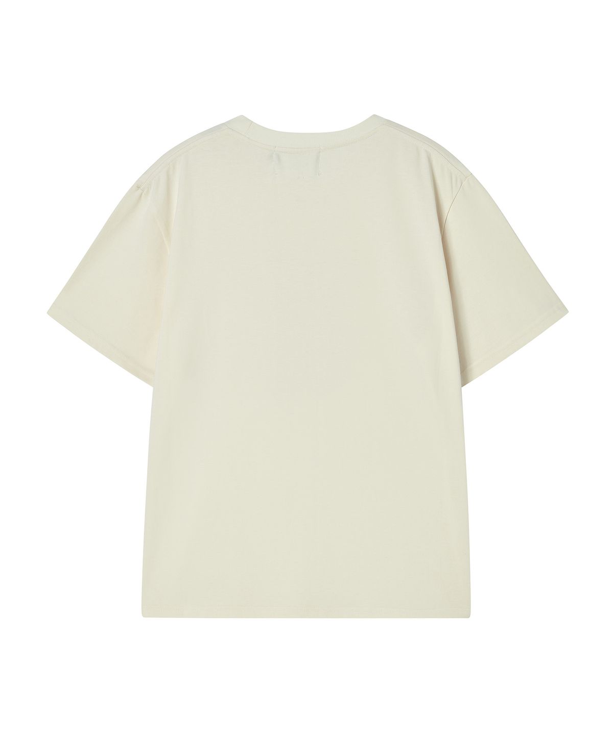 비욘드클로젯(BEYOND CLOSET) [COLLECTION LINE] 유틸리티 빈티지 워시드 반팔 티셔츠 아이보리