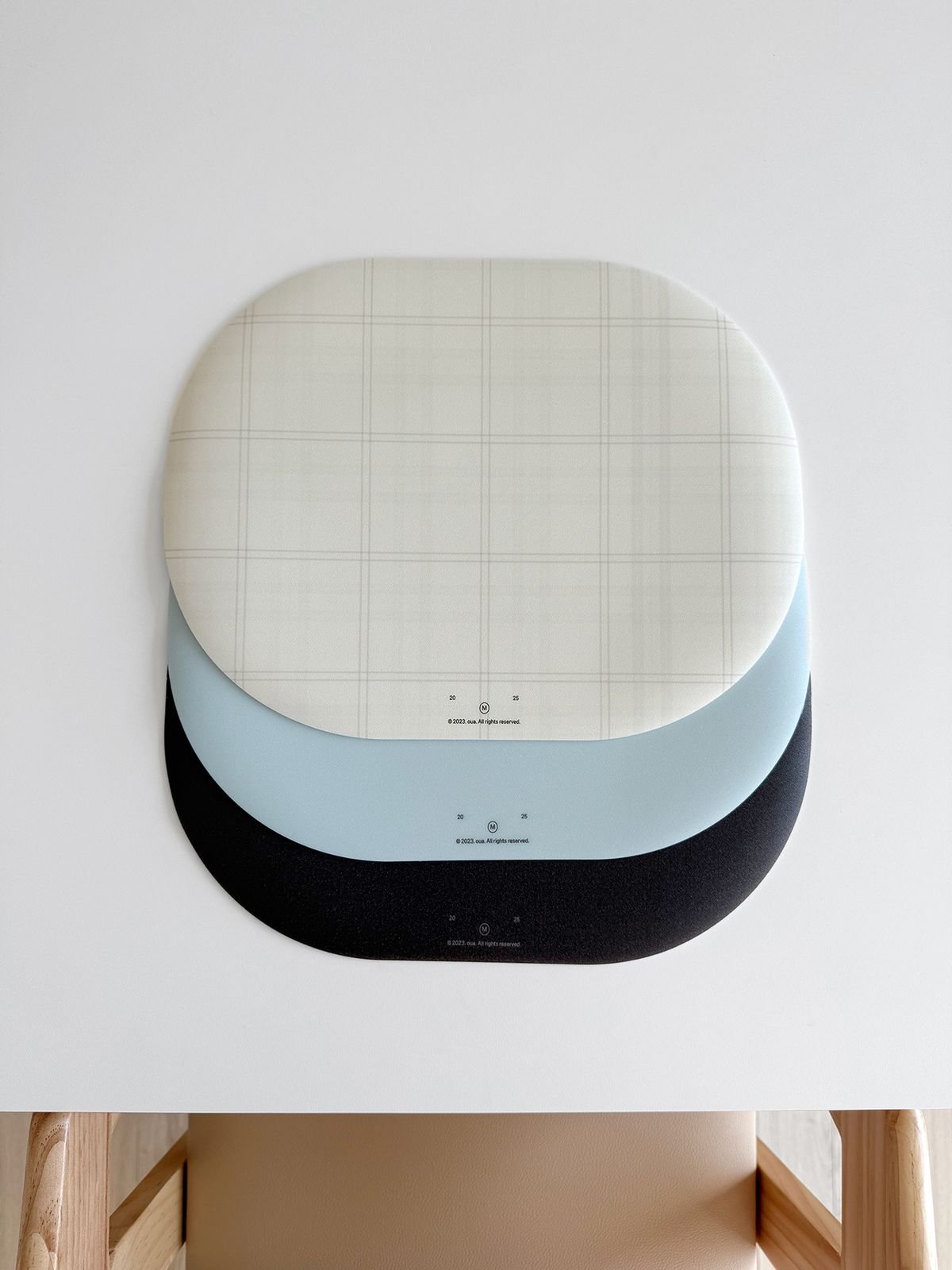 오우아(OUA) Graph table mat 그래프 데스크 테이블 매트 받침대 마우스패드