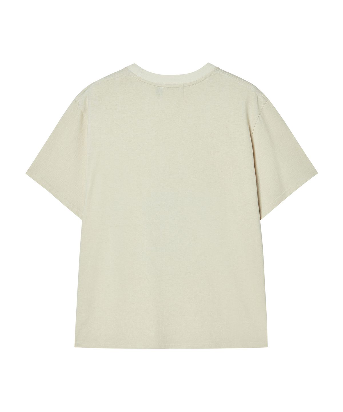 비욘드클로젯(BEYOND CLOSET) [COLLECTION LINE] 아티잔 스티치 빈티지 워시드 반팔 티셔츠 아이보리