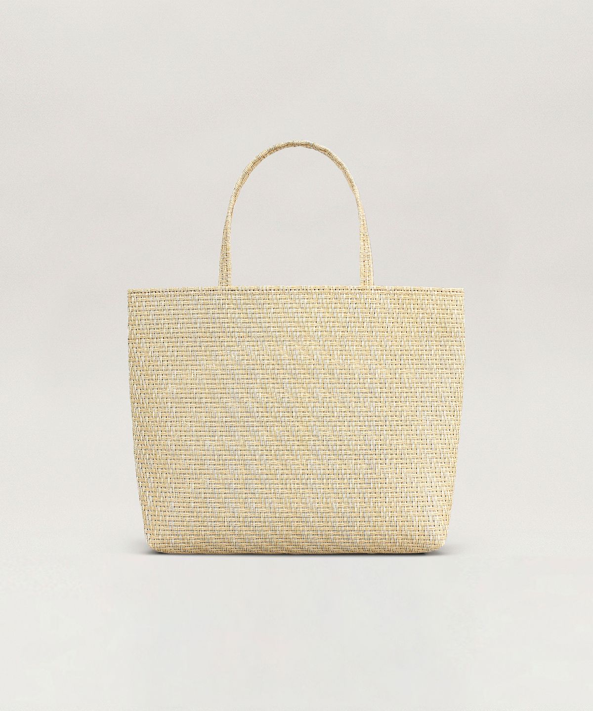 투오(TUO) RATTAN SQUARE TOTE 23 BEIGE · 라탄 스퀘어 토트 23 베이지