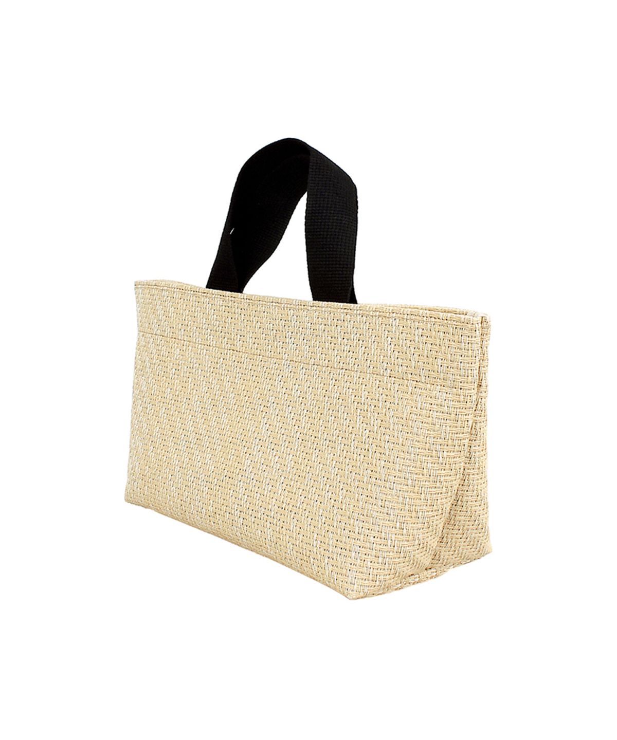 투오(TUO) RATTAN FLAT TOTE MEDIUM BEIGE · 라탄 플랫 토트 미디엄 베이지