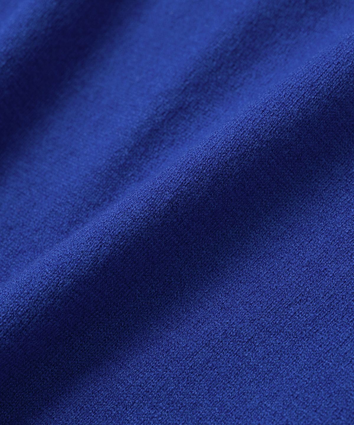 니티드(KNITTED) (W) 베이직 에센셜 워셔블 카라 니트 COBALT BLUE