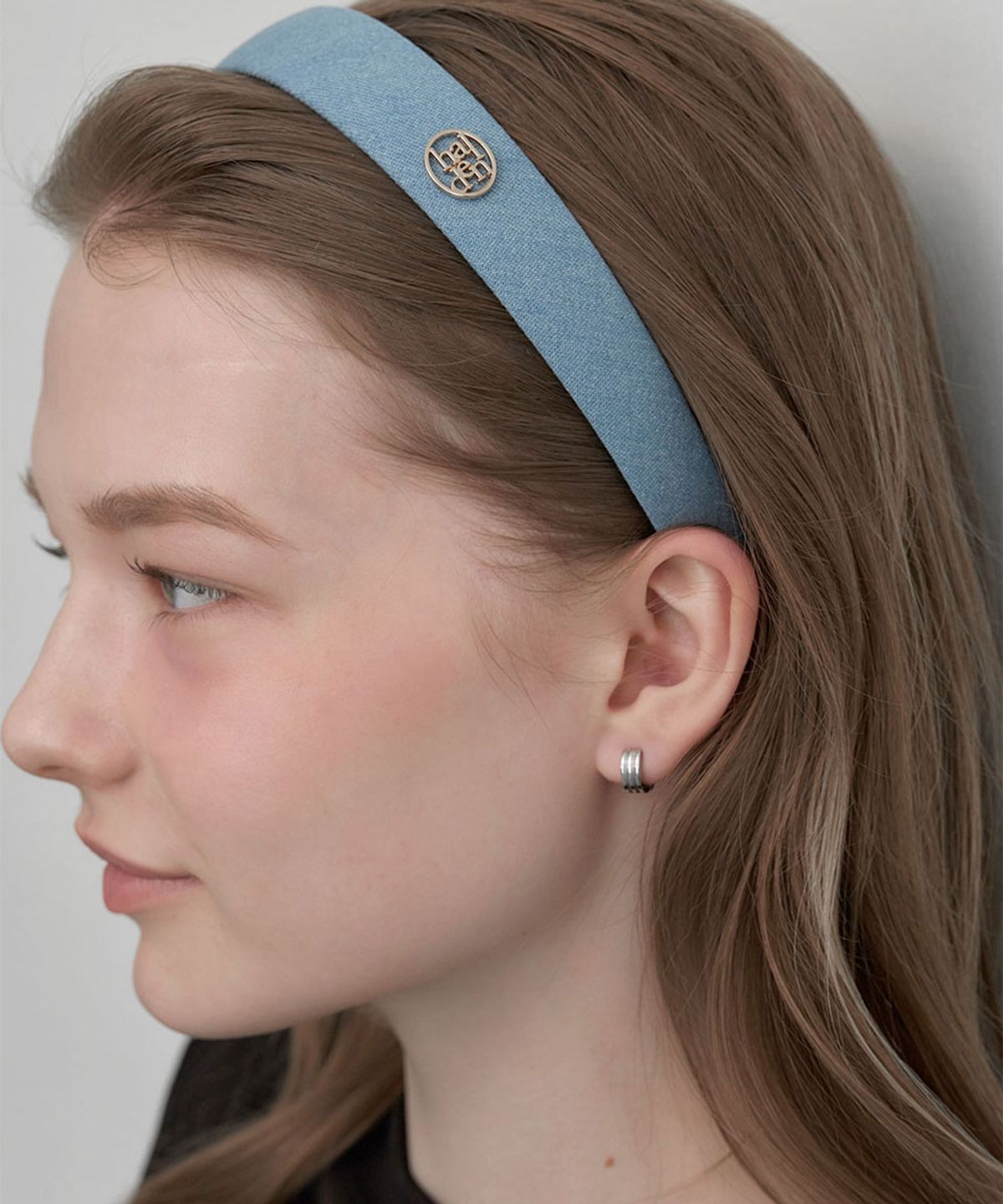 할렌(HALDEN) classic denim hairband (H046_light blue)