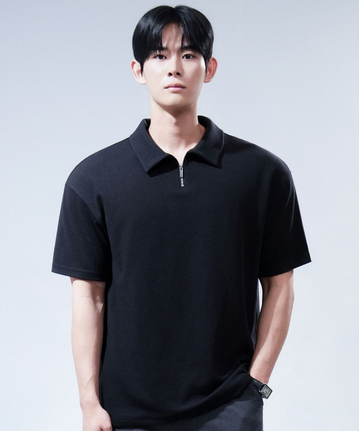 디바라(DIBALA) 어깨패드가 들어간 특허 반집업 카라티 반팔 디바라 시그니처 수트