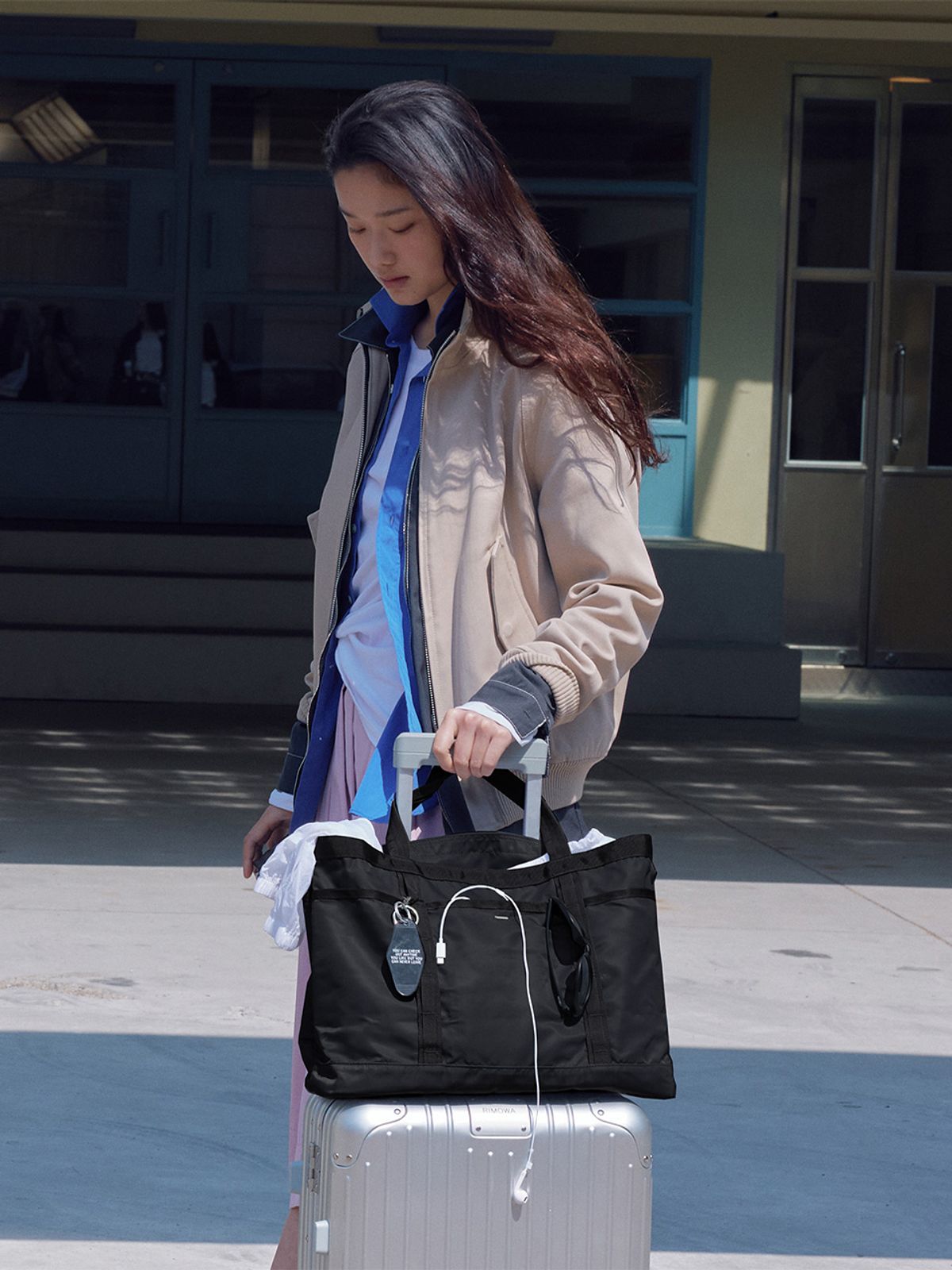 조셉앤스테이시(JOSEPH&STACEY) Stacey Daytrip Light Shopper XM Black